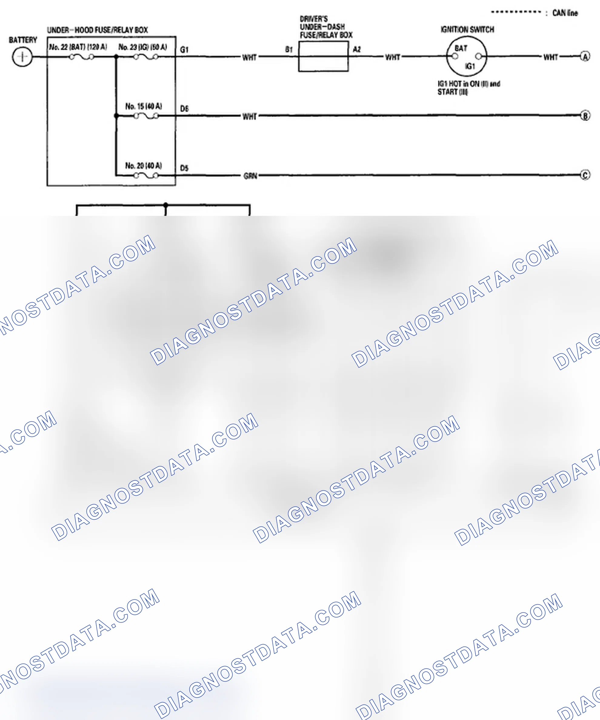 Scheme 3: Circuit Diagram - Power Seat