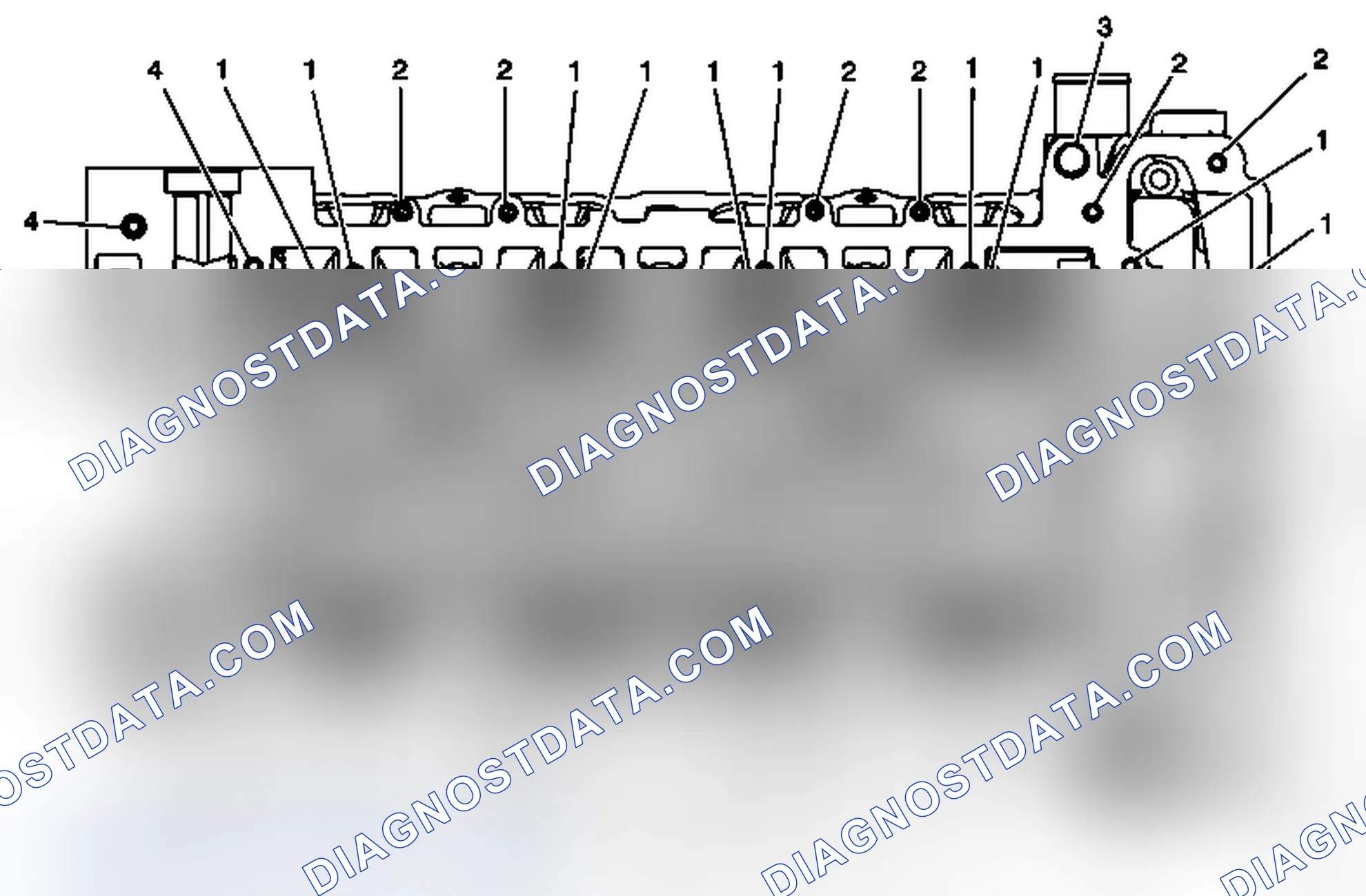 Scheme 114: Cylinder Head- Top View