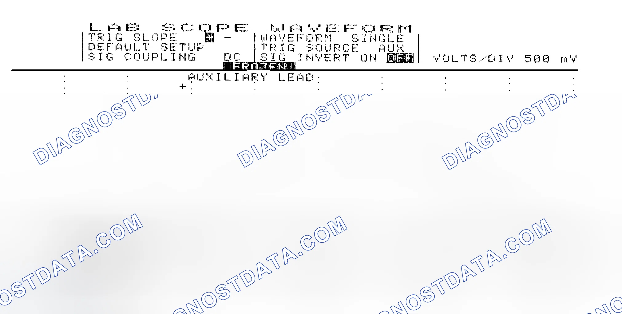 Scheme 14: Single Injector w/Excessive Current Flow - Current Pattern