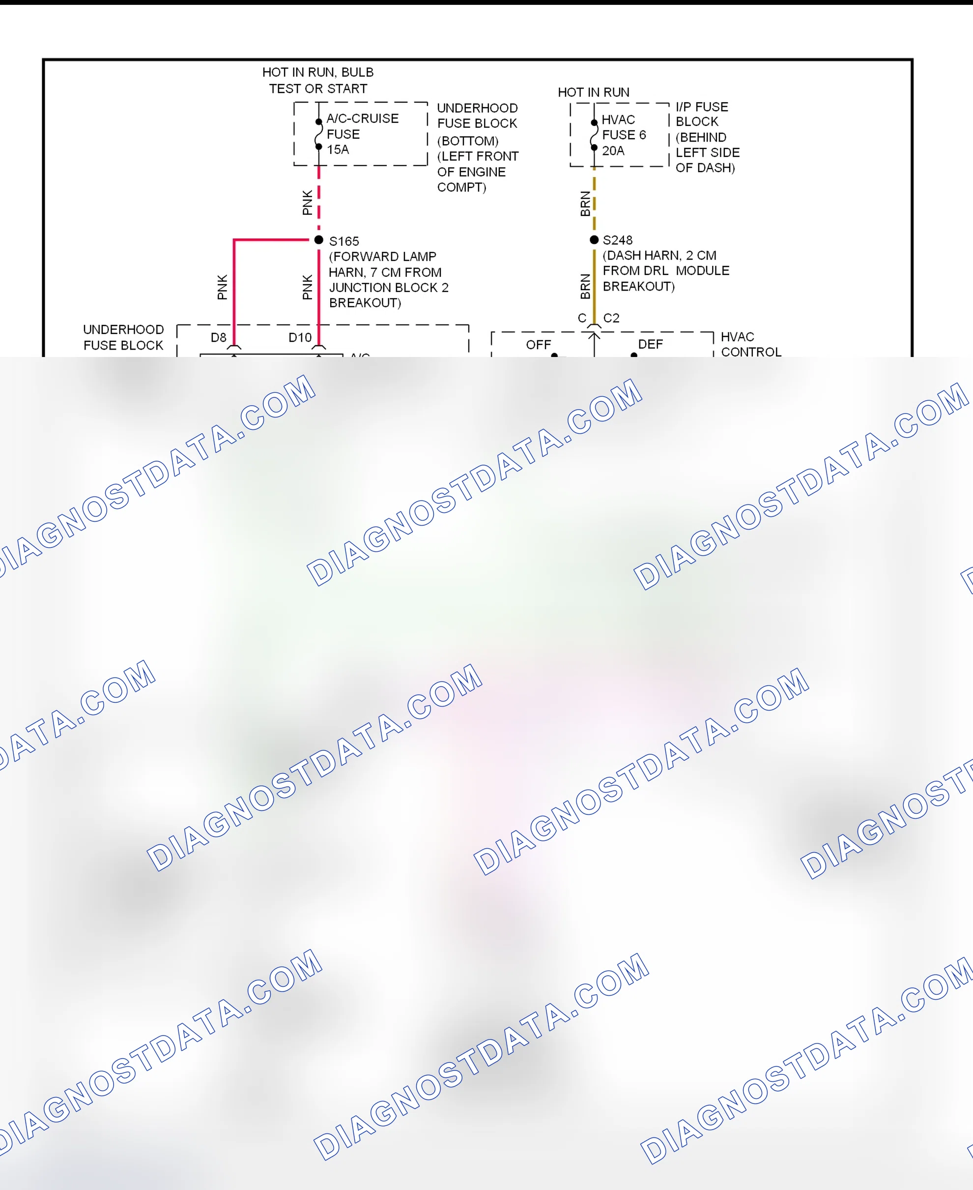 Scheme 13: A/C Compressor Clutch Control Circuit Wiring Diagram (2000-01 Camaro & Firebird - With 5.7L VIN G Engine)