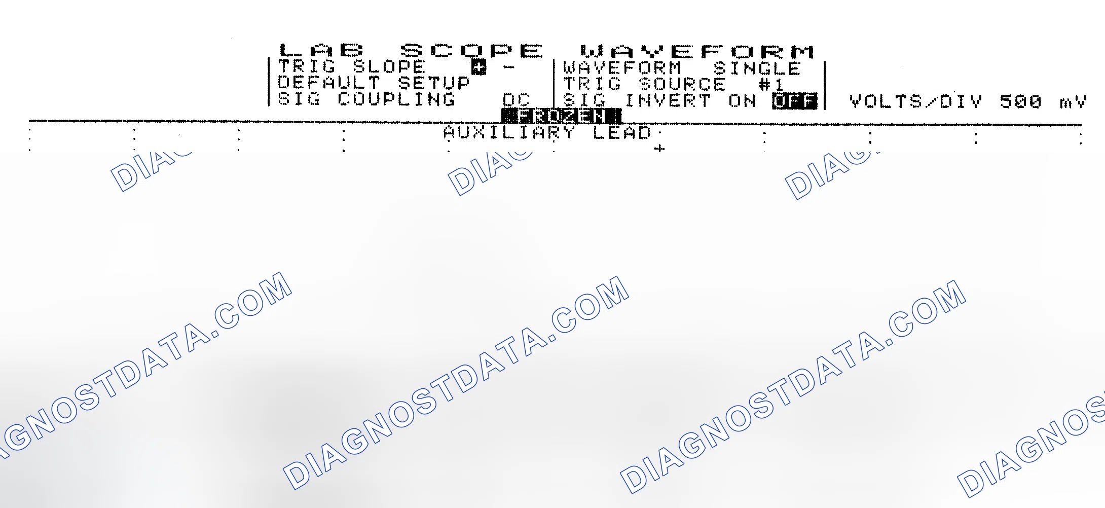 Scheme 10: Single Injector w/Excessive Current Flow - Current Pattern