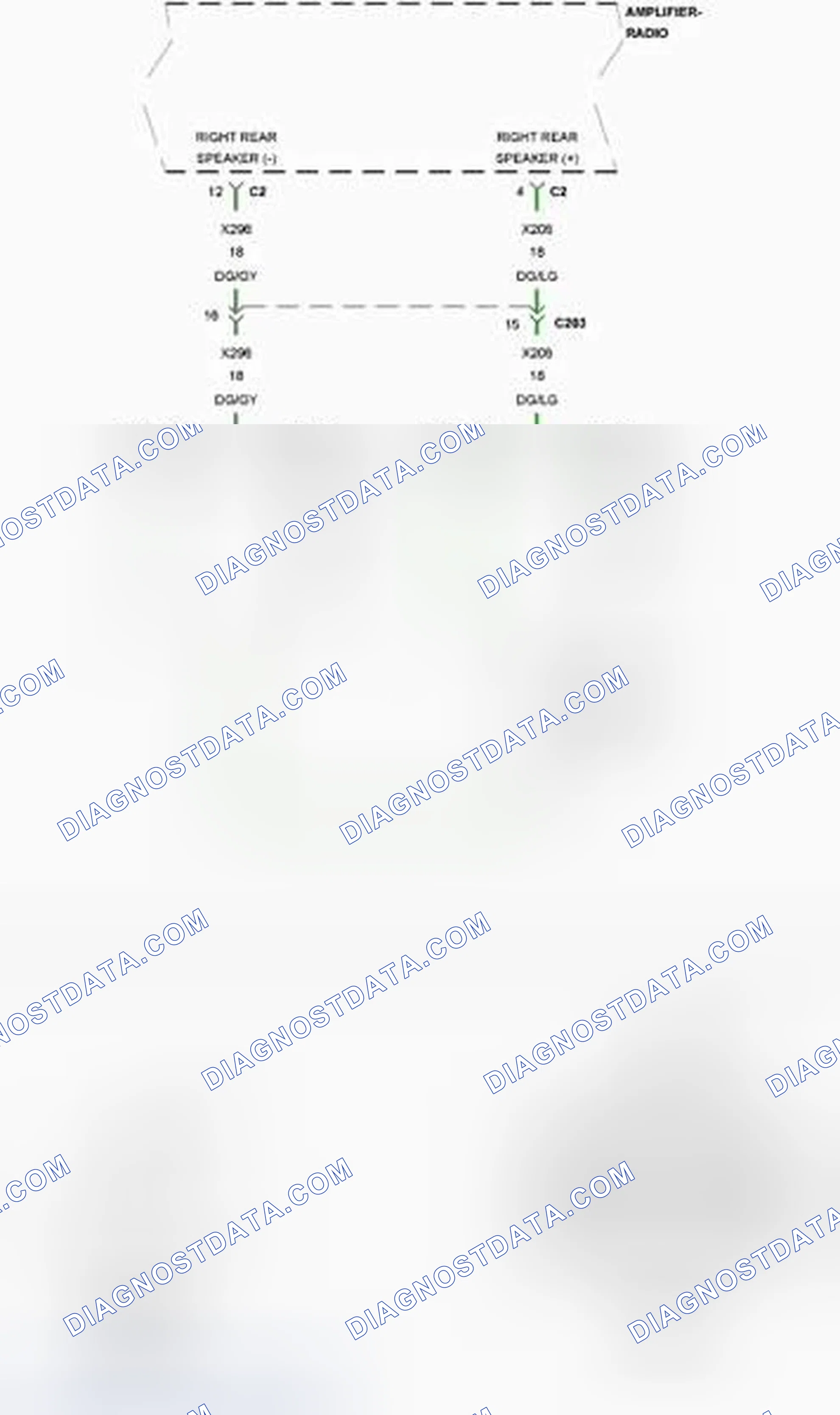 Scheme 57: B147A-CHANNEL 6 AUDIO SPEAKER OUTPUT CIRCUIT LOW