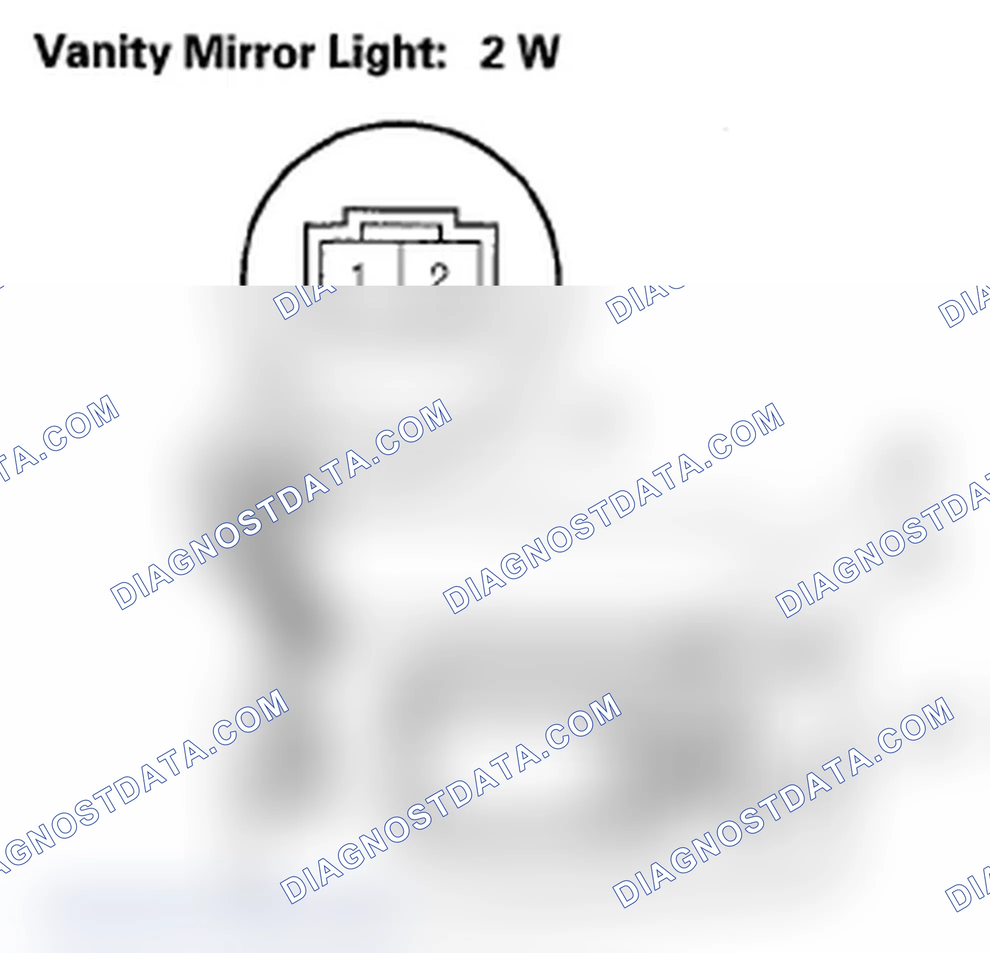 Scheme 14: Vanity Mirror Light Test/Replacement