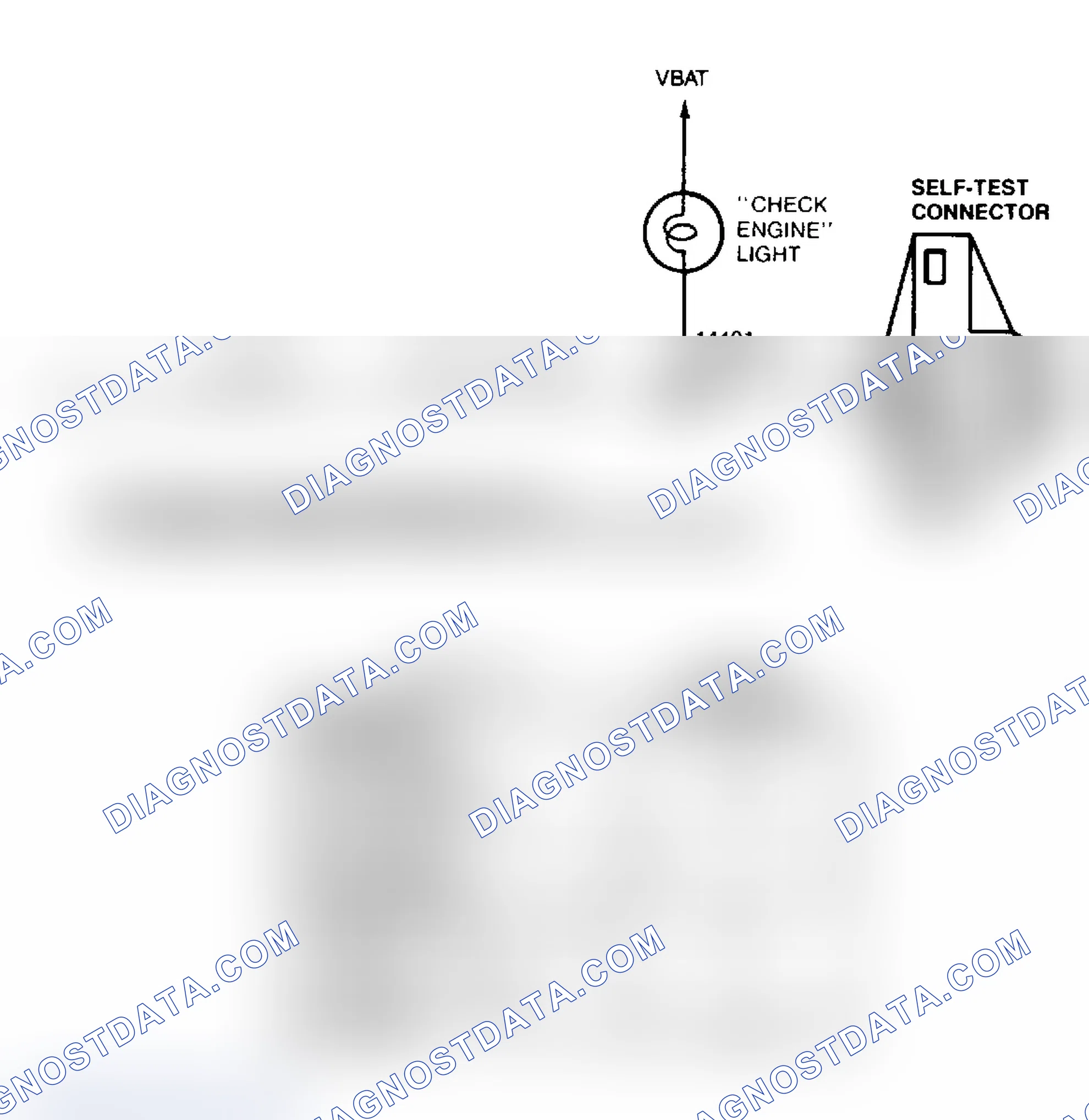 Scheme 69: "CHECK ENGINE" Light (Malfunction Indicator) Circuit