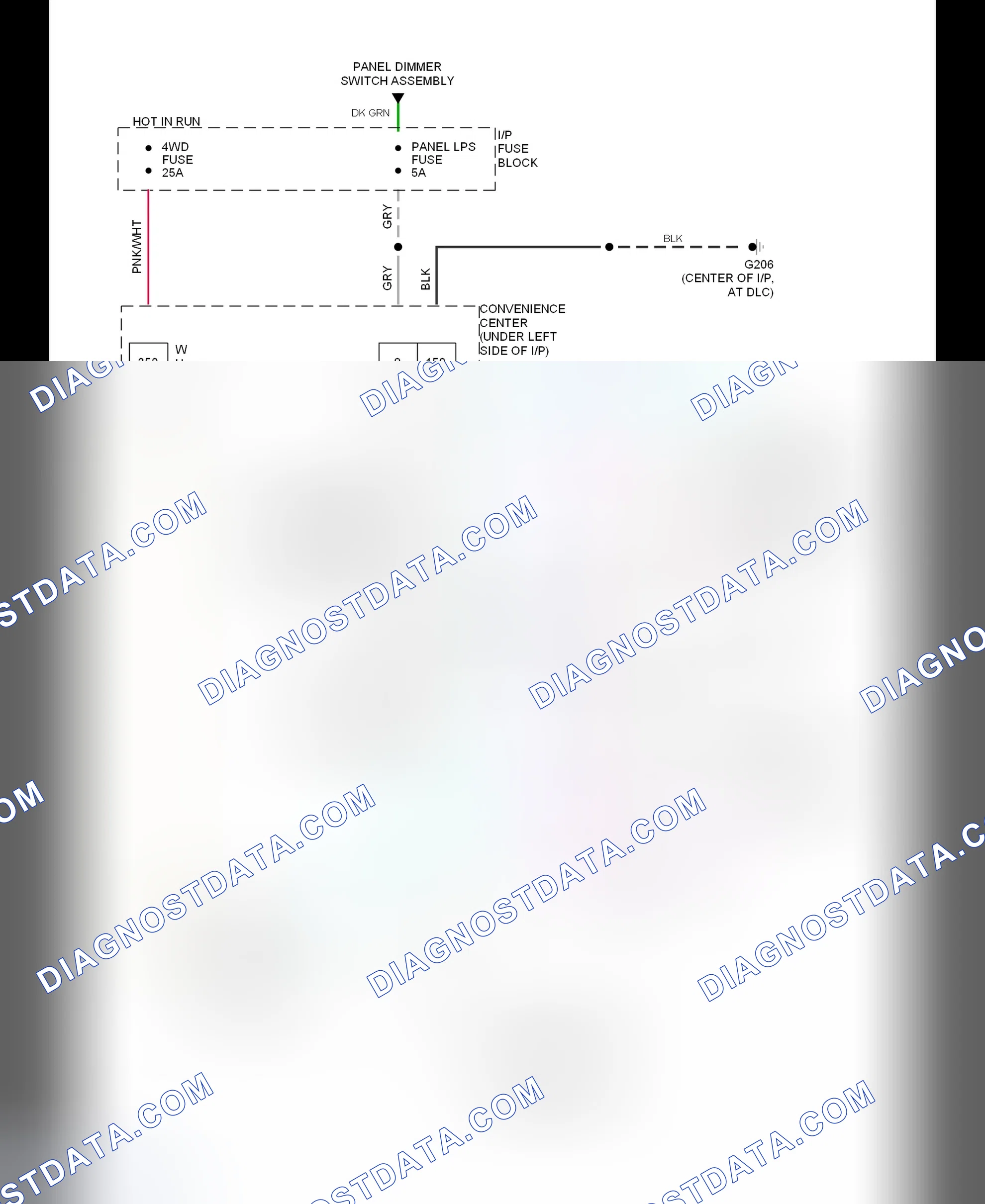 Scheme 7: Transfer Case Circuit (1993 Except H/D 4-Speed A/T)