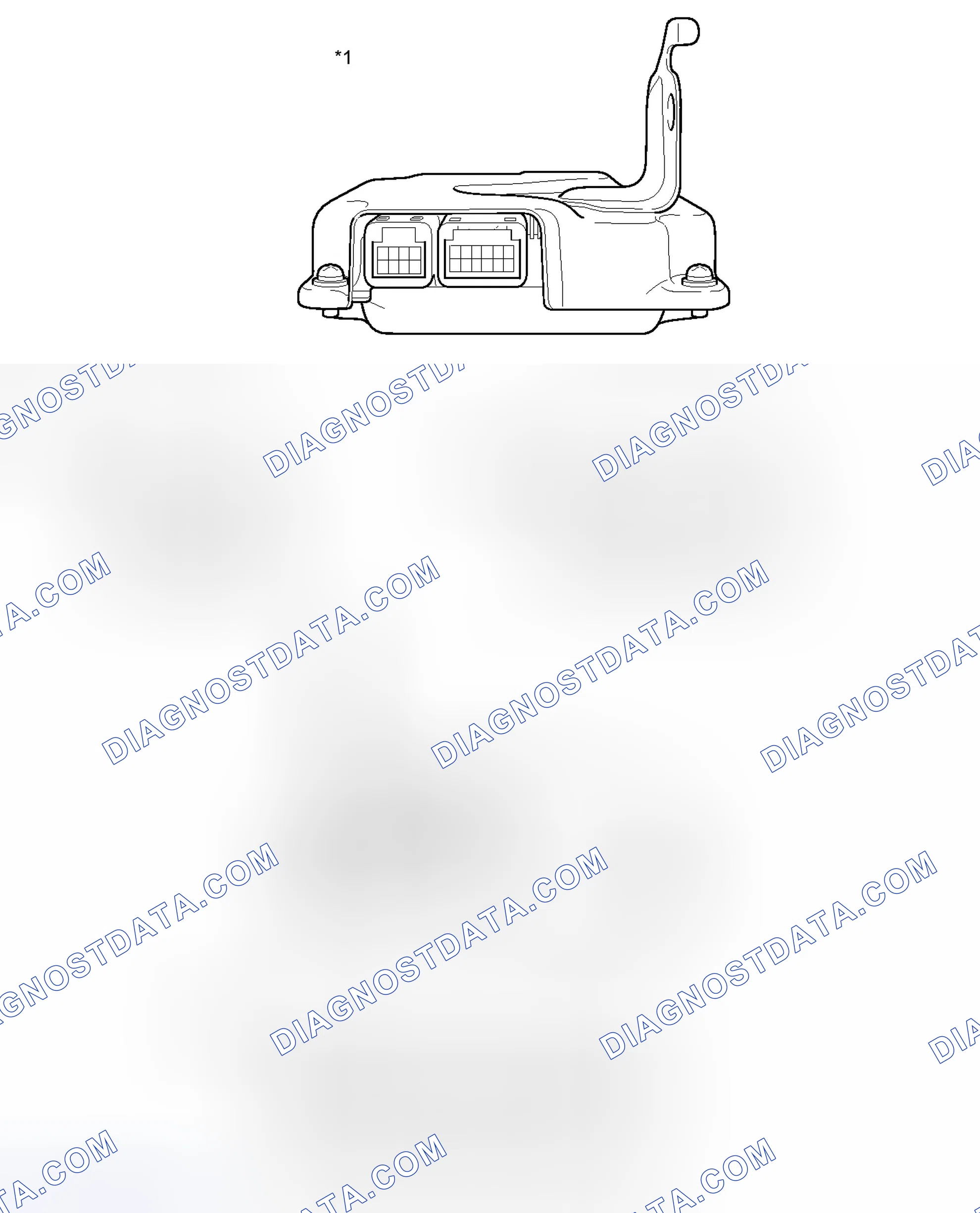 Scheme 439: TERMINALS OF ECU