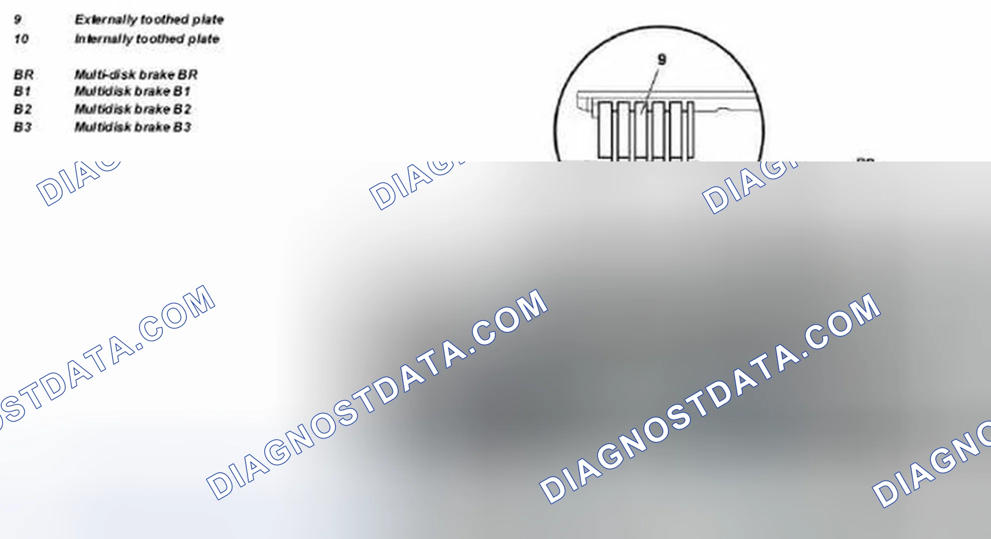 Scheme 477: Identifying Multi-Disk Brake Design - Transmission 722.9