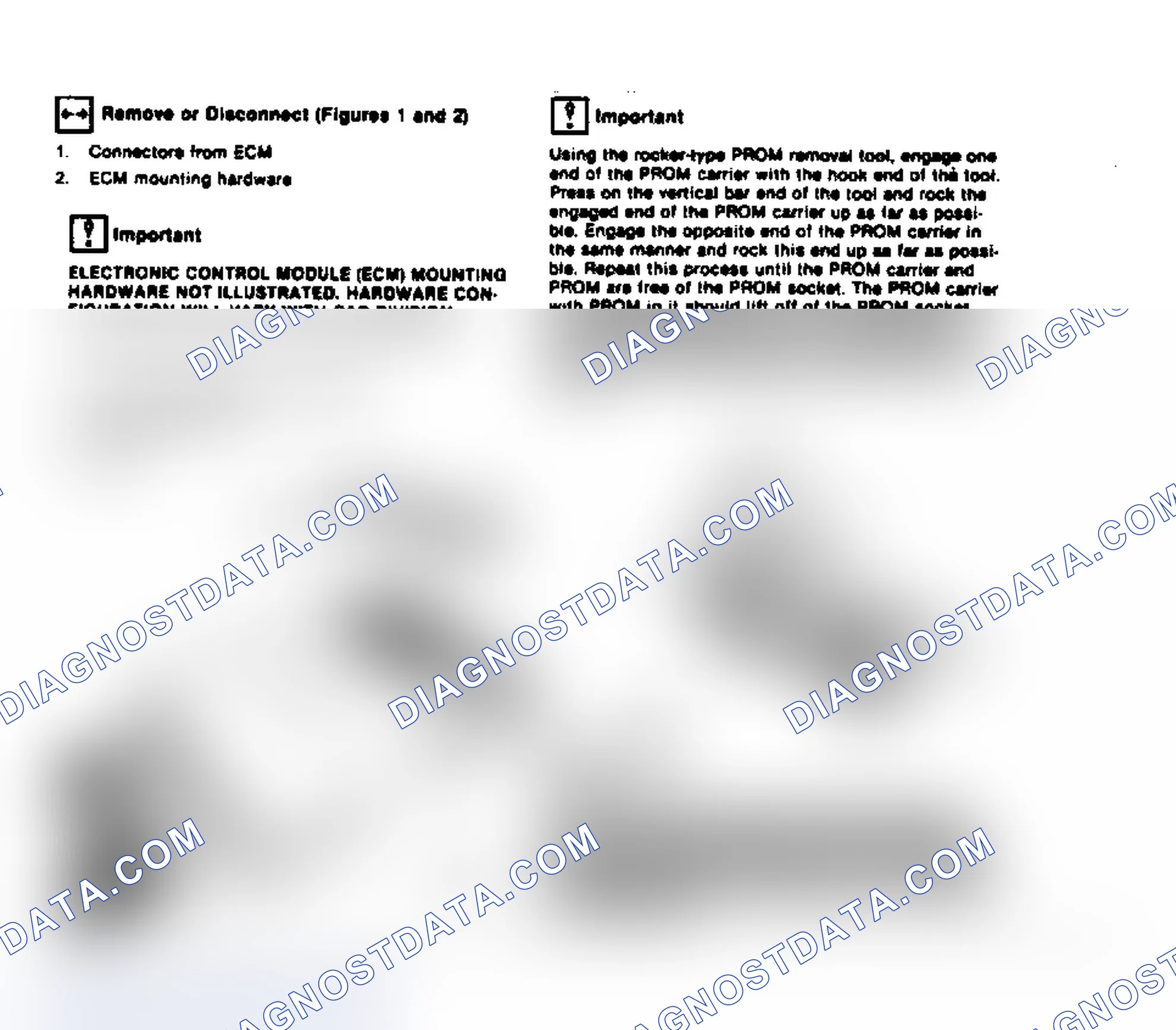 Scheme 161: Code 51 - PROM Replacement