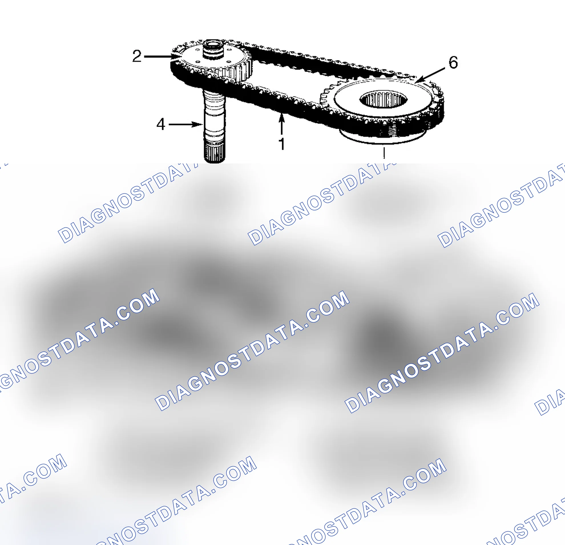 Scheme 43: DRIVE & DRIVEN SPROCKETS, & DRIVE LINK ASSEMBLY