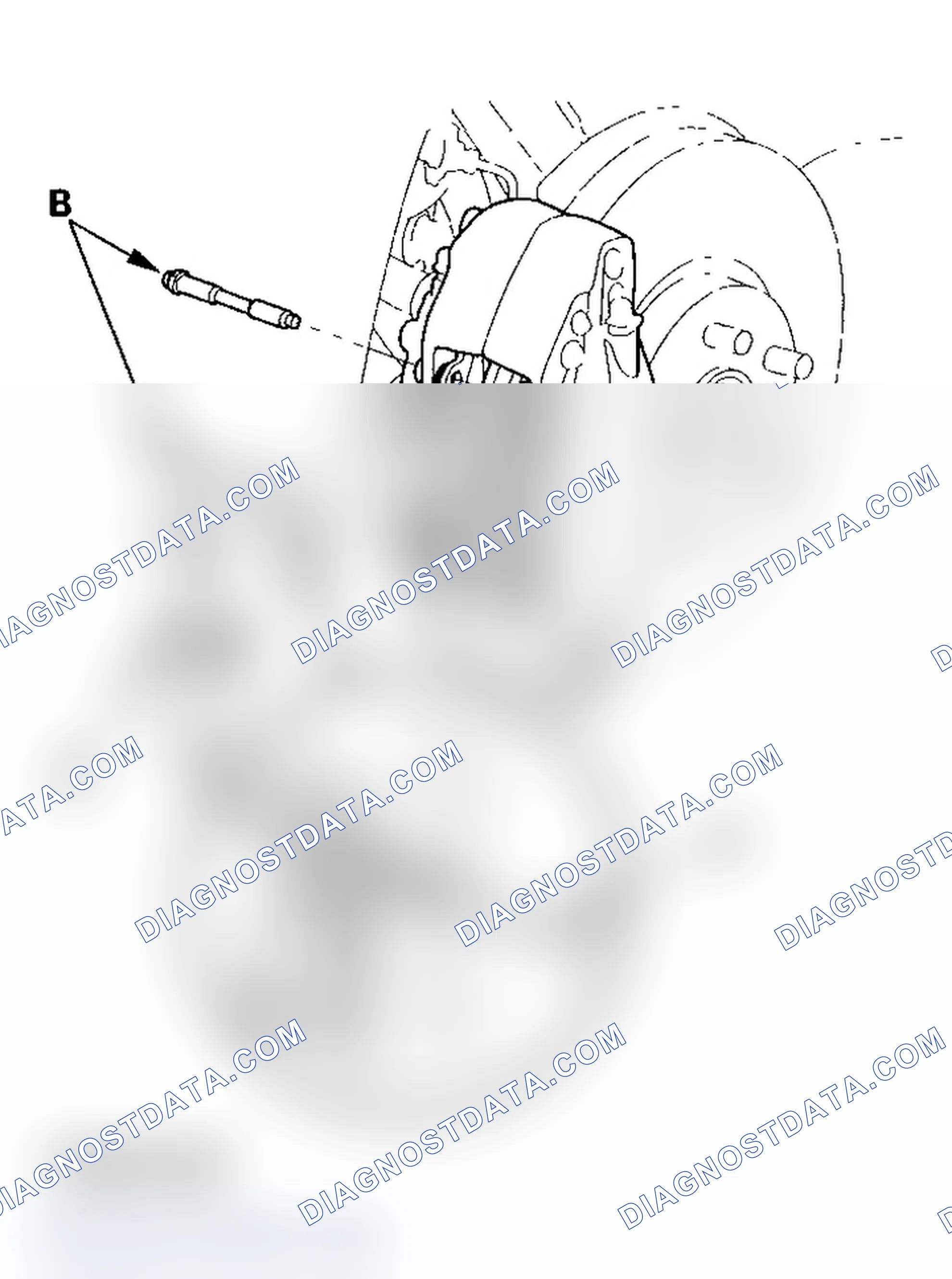 Scheme 27: Replacement: M/T model (4-piston caliper type)