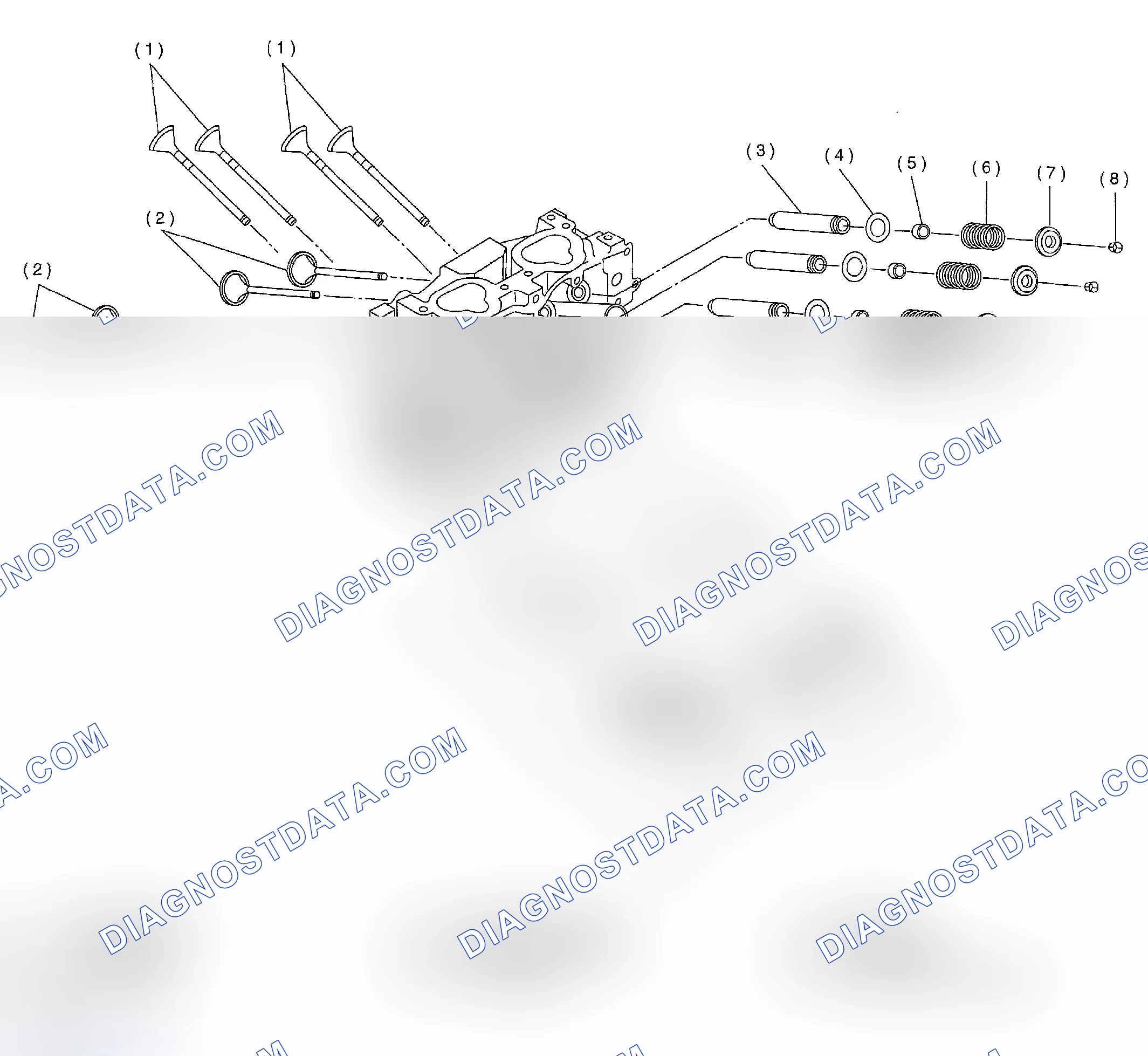 Scheme 238: CYLINDER HEAD AND VALVE ASSEMBLY