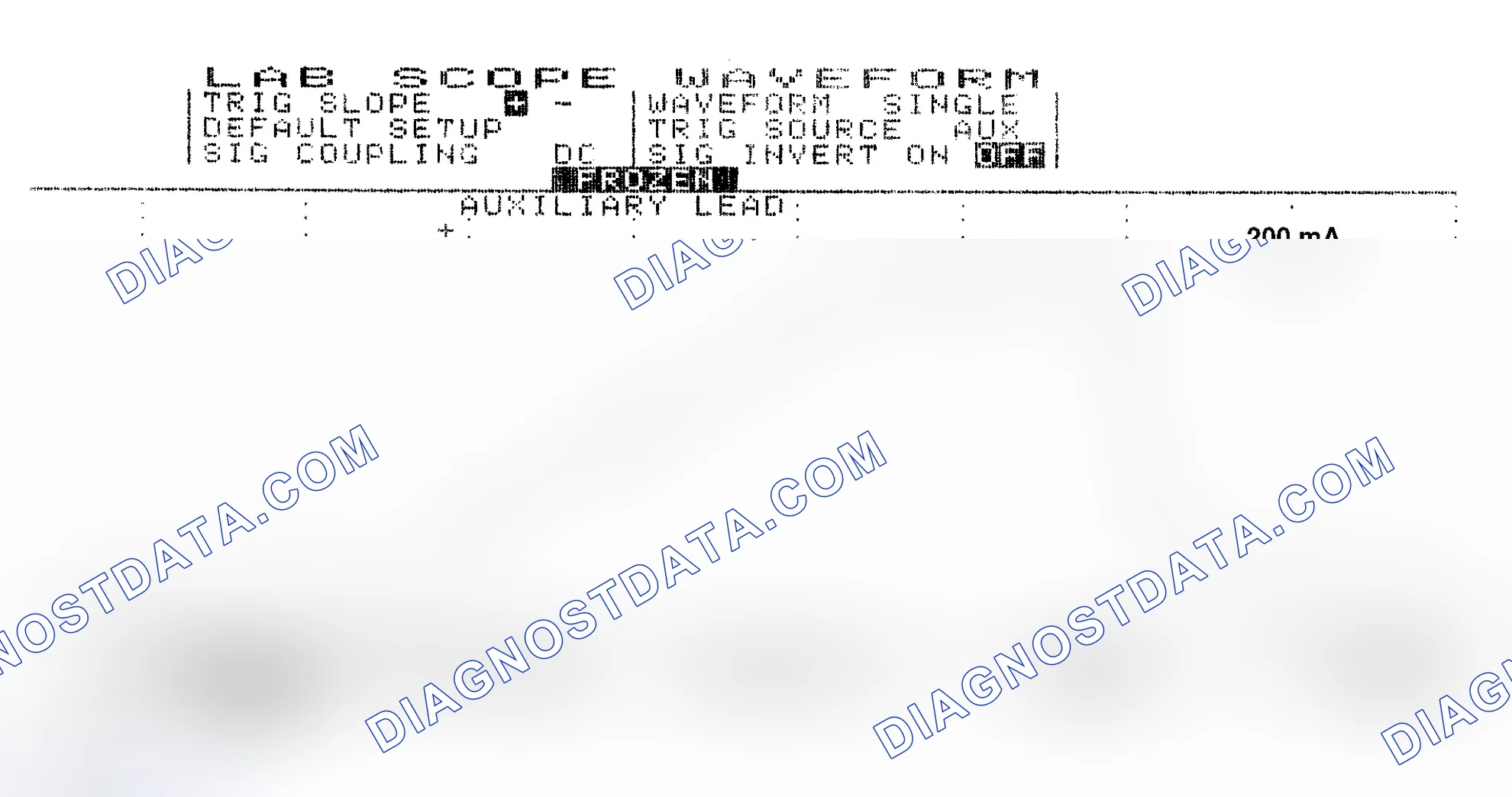Scheme 13: Single Injector w/Normal Current Flow - Current Pattern