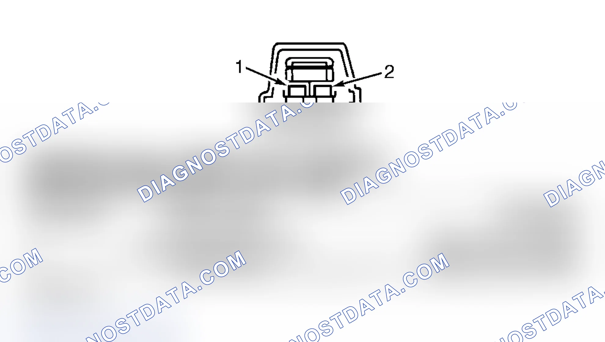 Scheme 91: IGNITION COIL CONNECTOR END VIEW (3.9L, 5.2L & 5.9L)