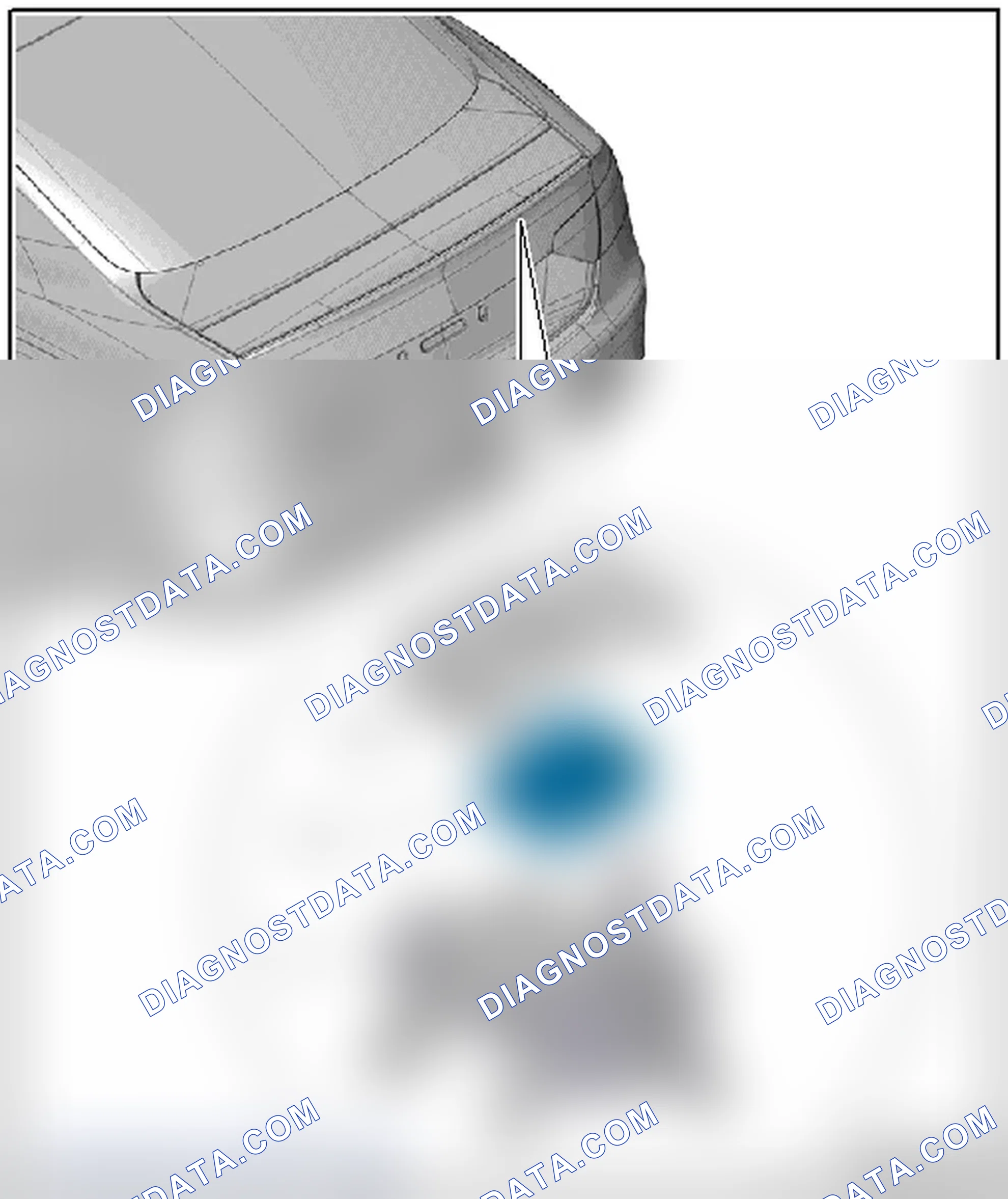 Scheme 9: REAR SPOILER CONTROL MODULE ASSEMBLY OVERVIEW