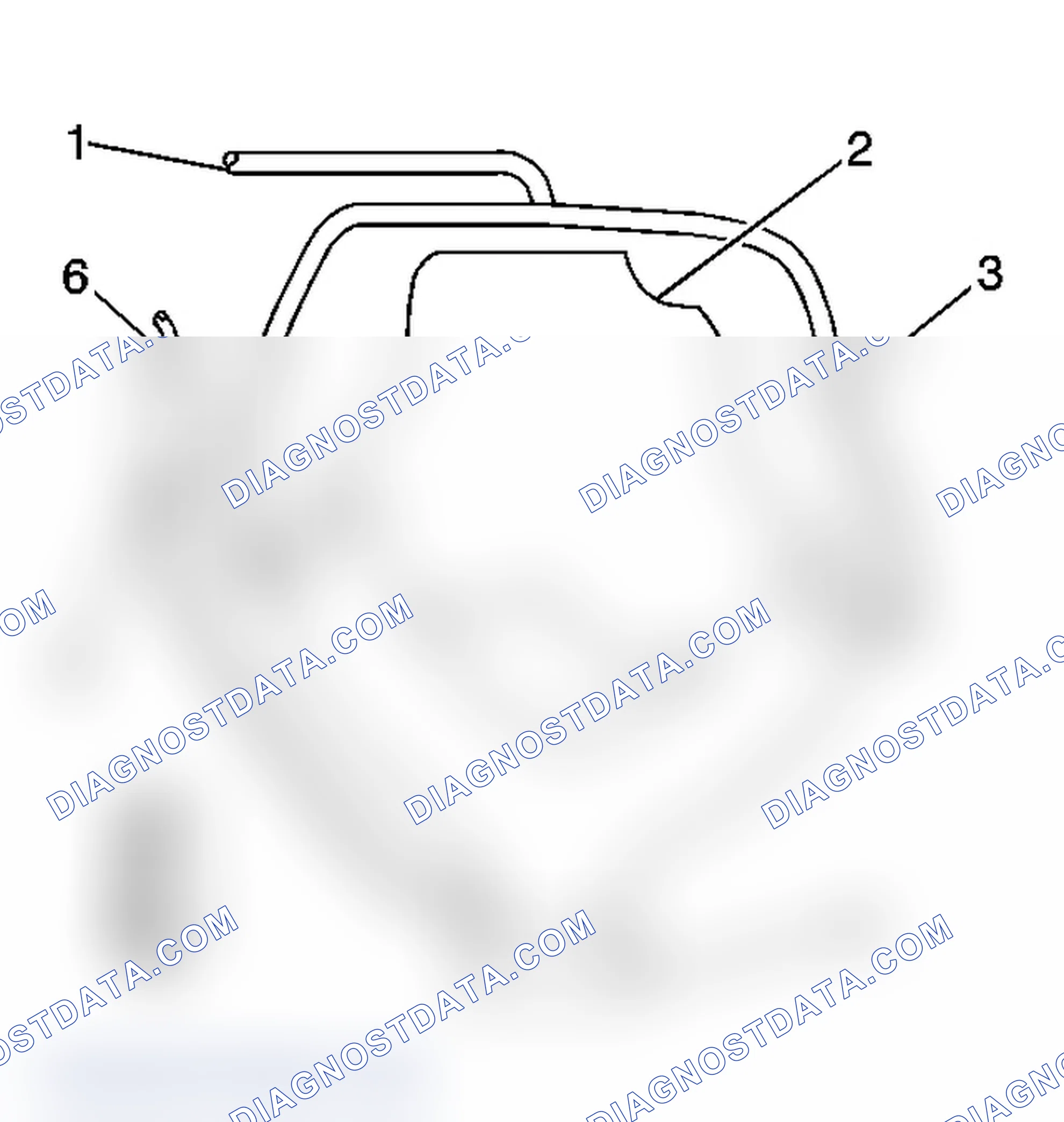 Scheme 27: Emission Hose Routing Diagram