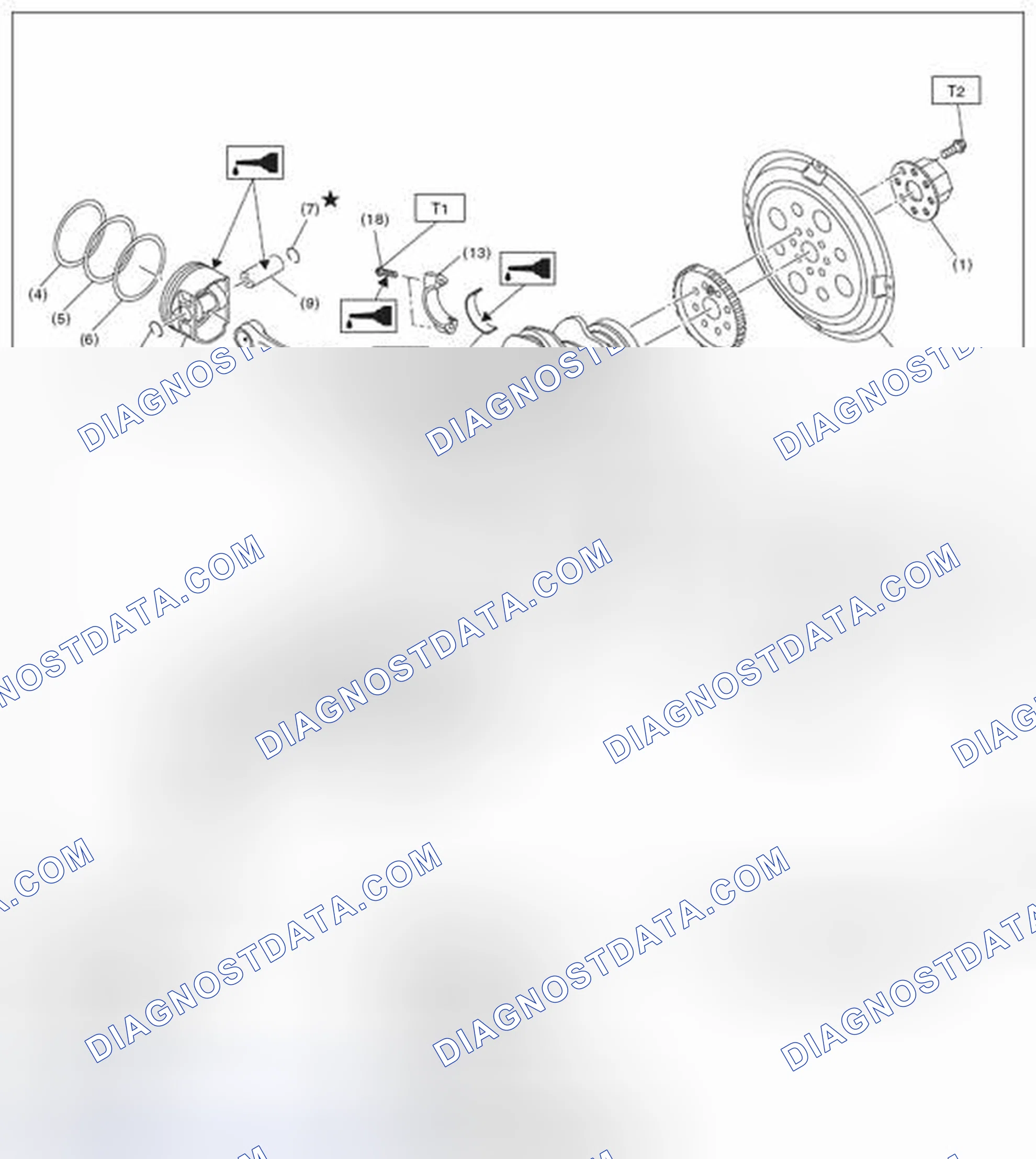 Scheme 475: CRANKSHAFT AND PISTON