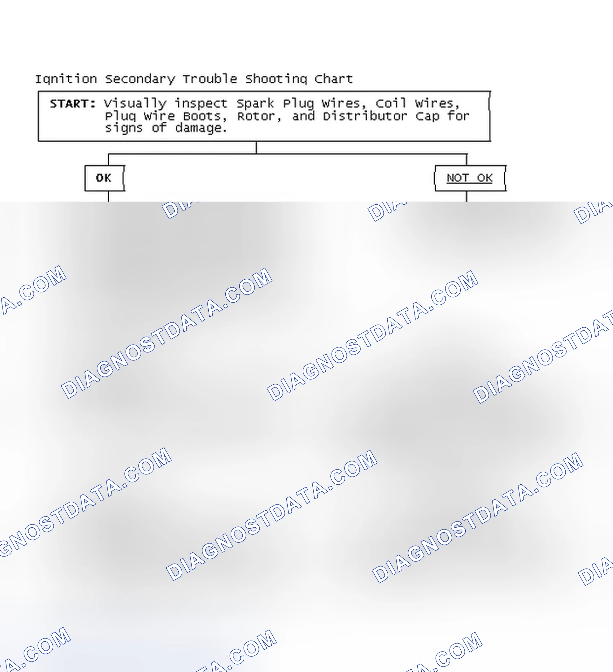 Scheme 1: Ignition Secondary Trouble Shooting Chart