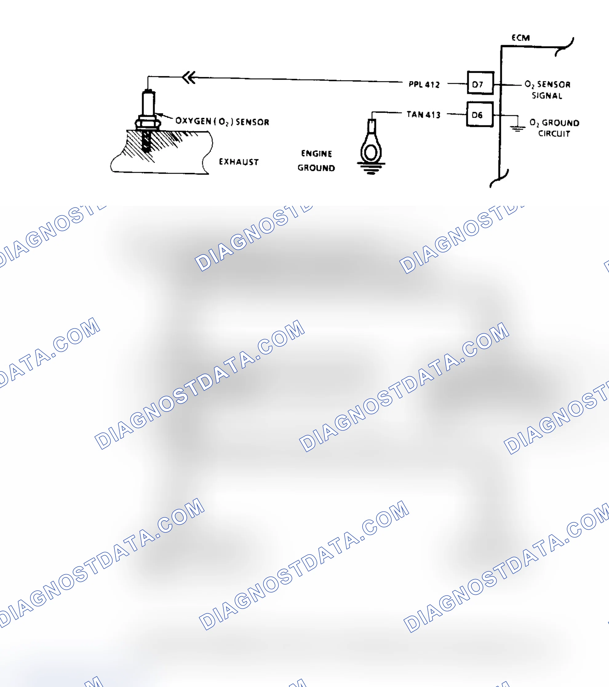 Scheme 100: Code 45, Rich Exhaust Indication Flow Chart & Schematic