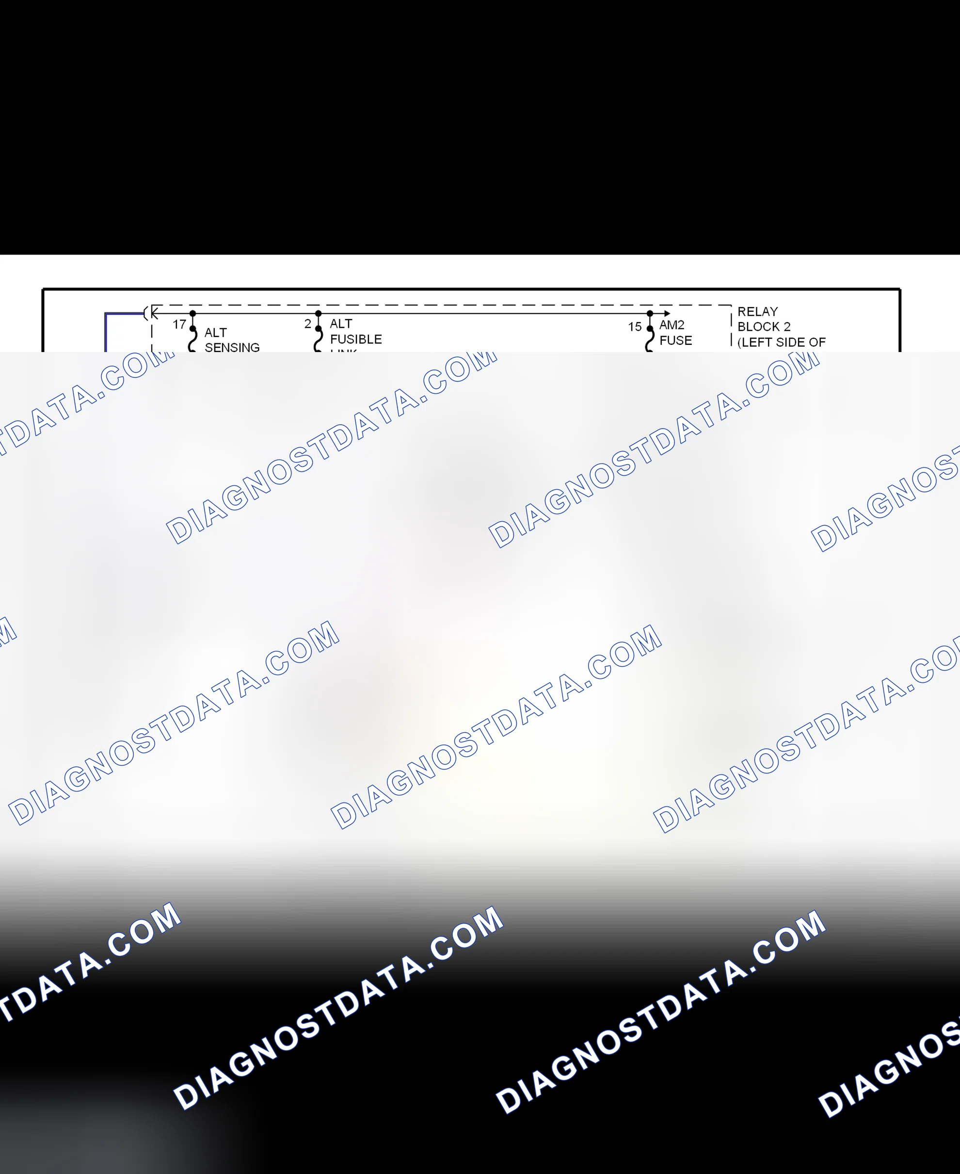 Scheme 2: Charging System Wiring Diagram (GS300)
