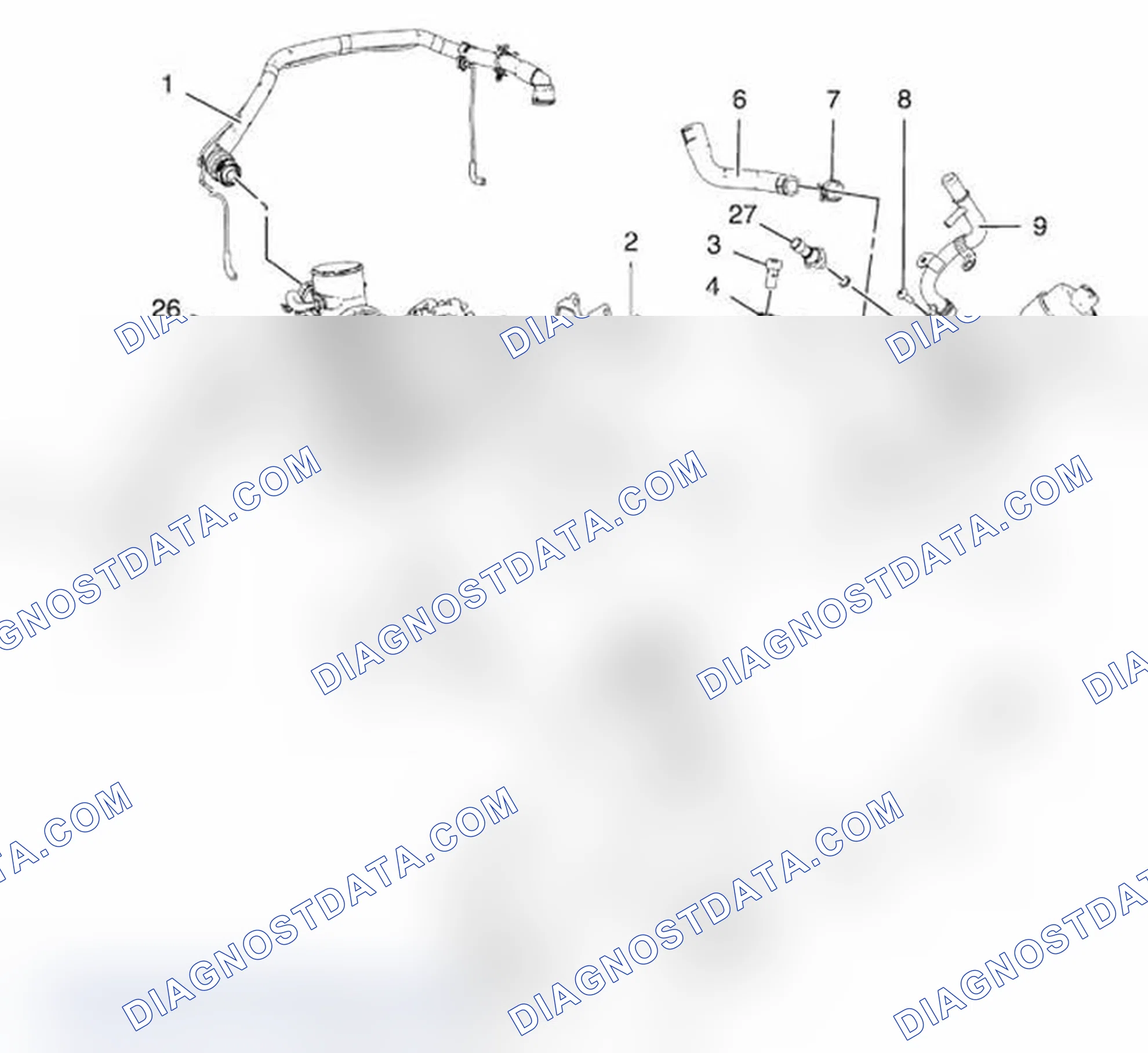Scheme 74: Exhaust Side - 1.4L LUH and LUJ