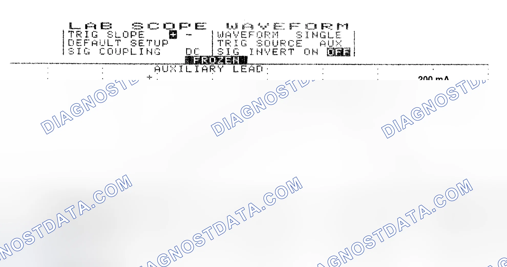 Scheme 13: Single Injector w/Normal Current Flow - Current Pattern
