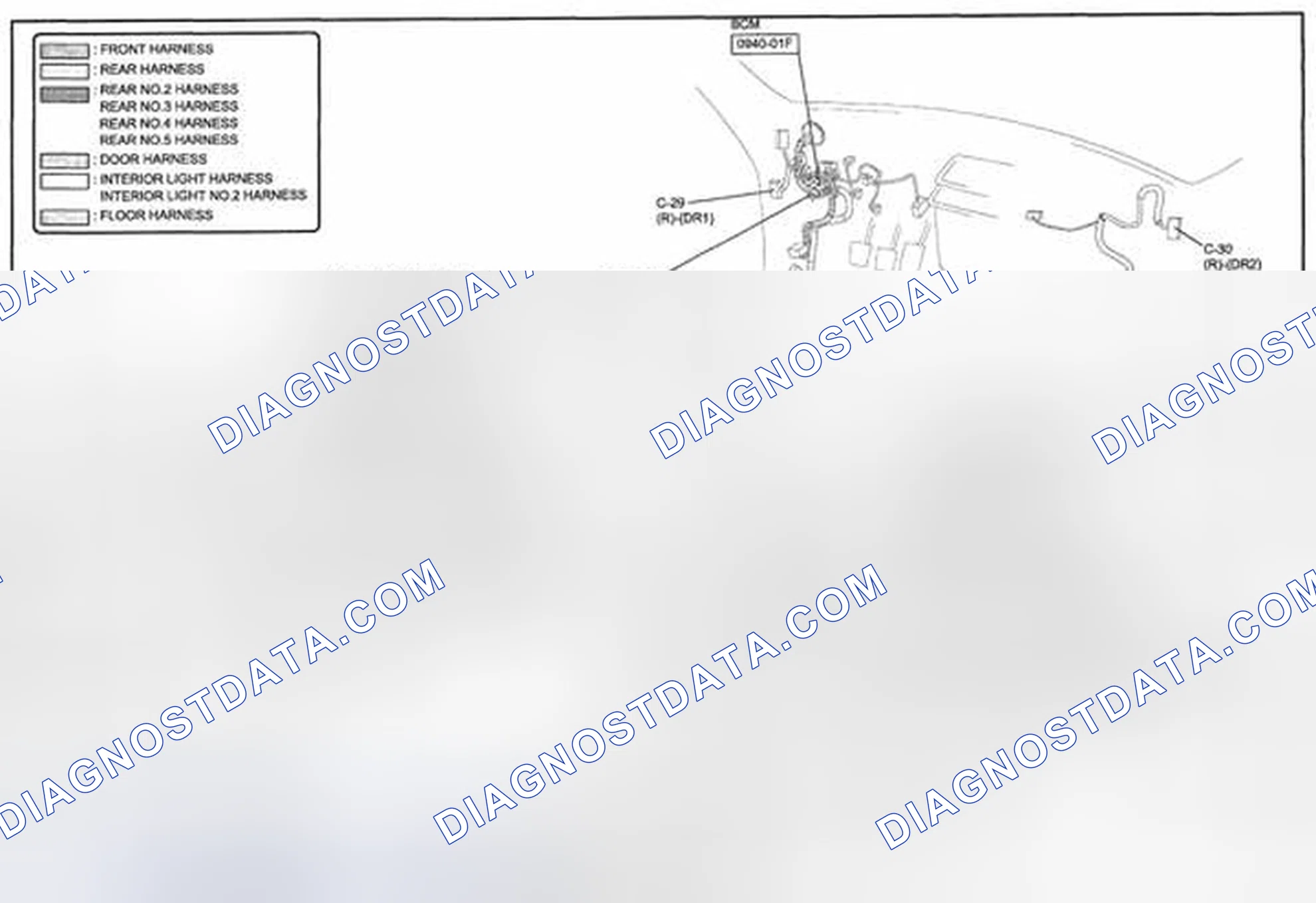 Scheme 257: Door Lock System (Without Advanced Keyless Entry And Push Button Start System, TPMS) Wiring Diagram - 0914-1e (2 Of 2)