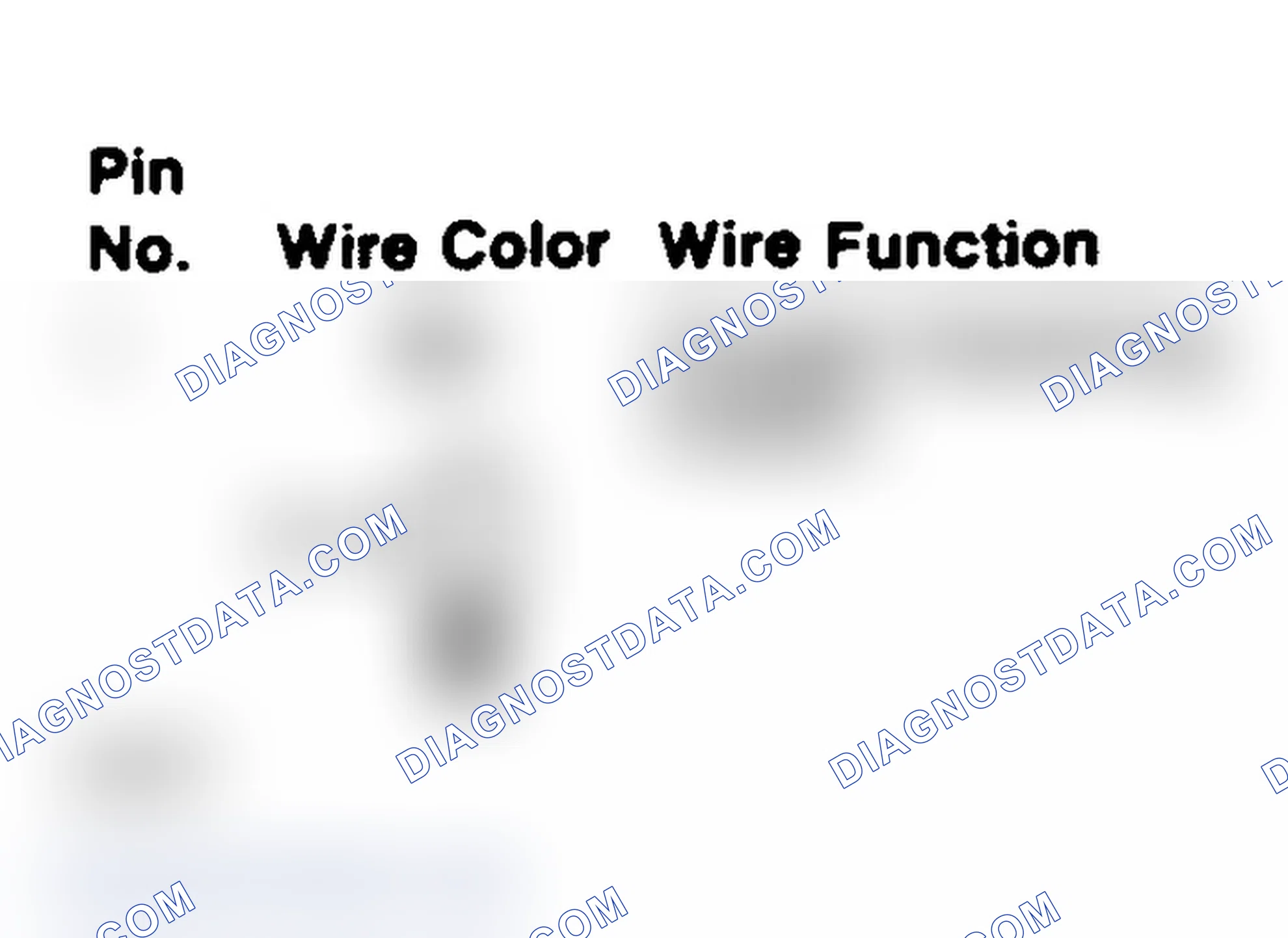 Scheme 116: Oxygen Sensor Connector Terminals (Non-Turbo)