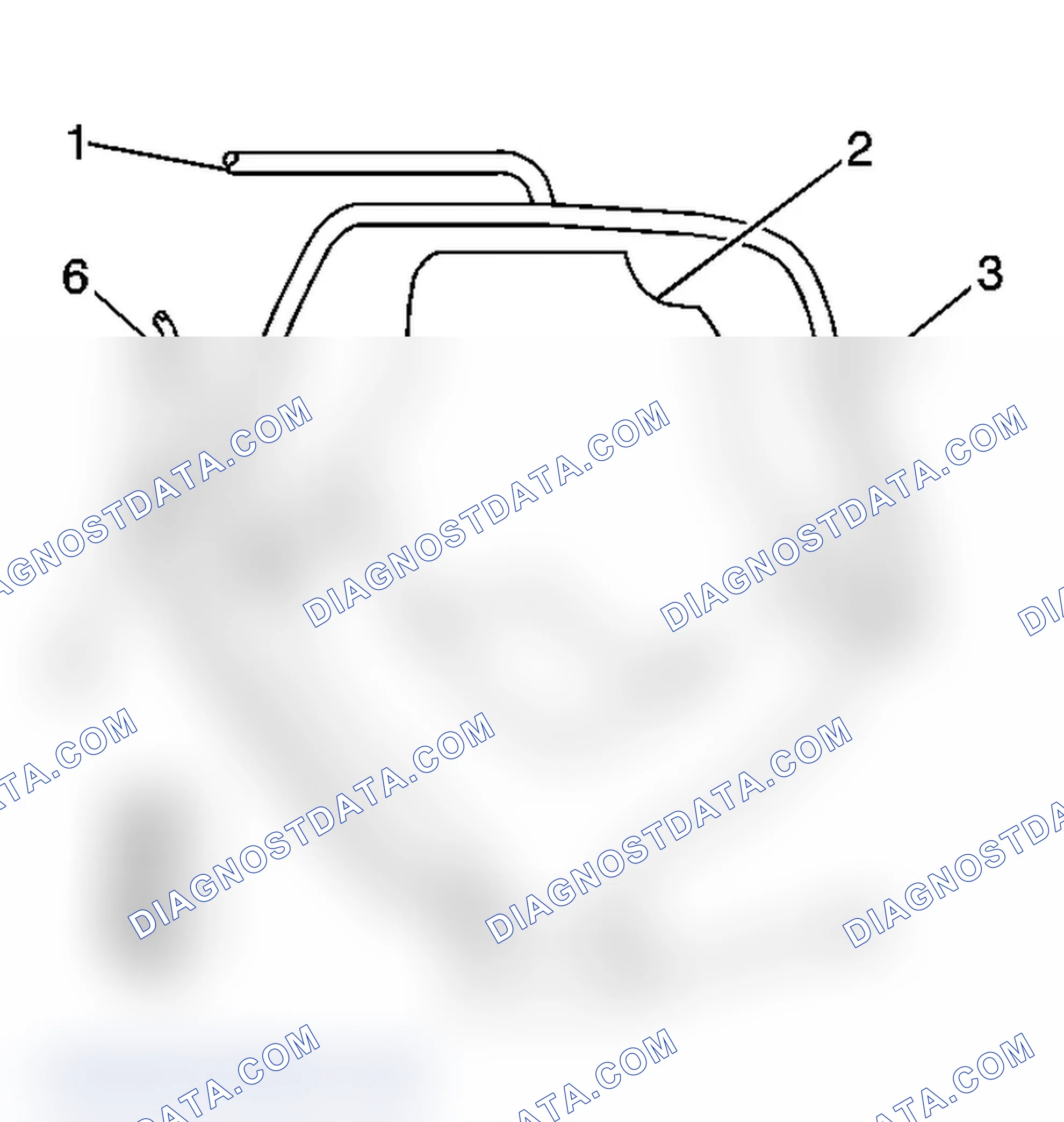 Scheme 1: Emission Hose Routing Diagram