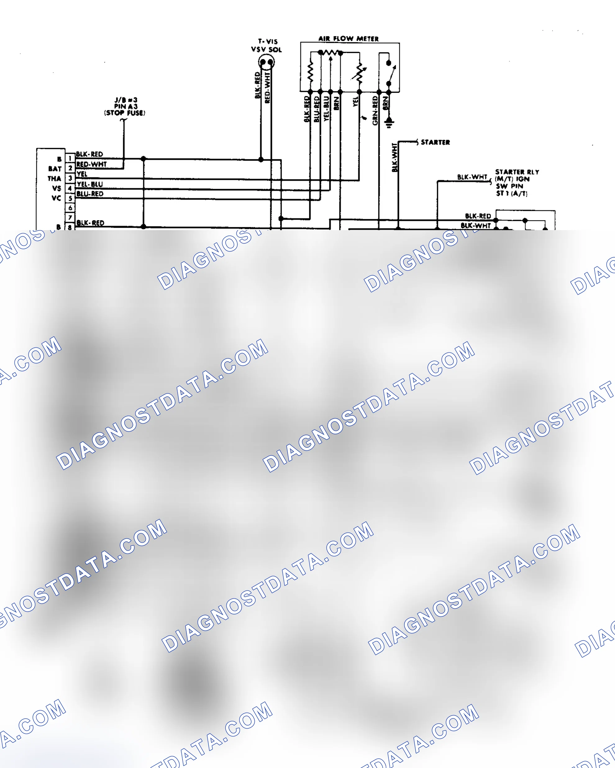 Scheme 58: EFI/TCCS Wiring Diagram (Corolla RWD - W/4A-GE Engine)