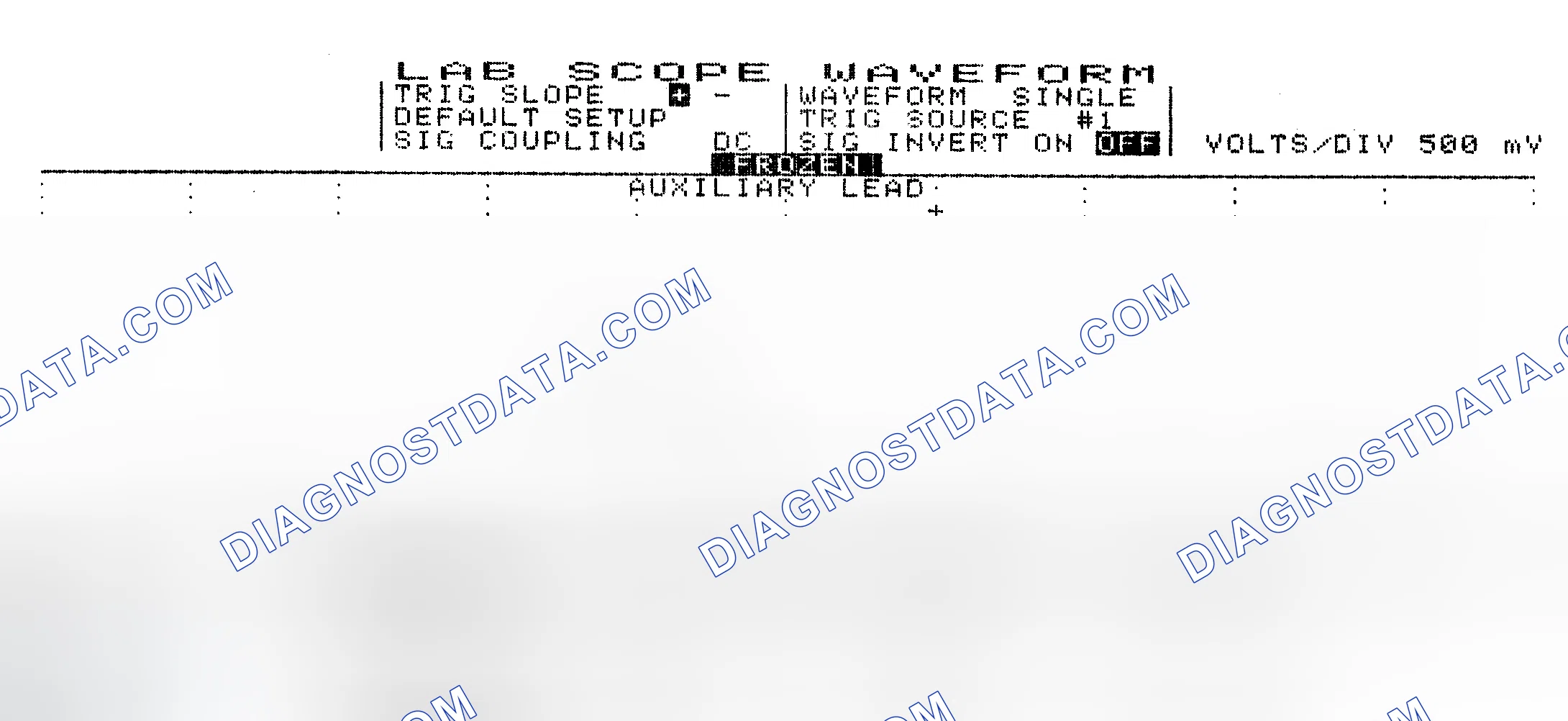 Scheme 10: Single Injector w/Excessive Current Flow - Current Pattern