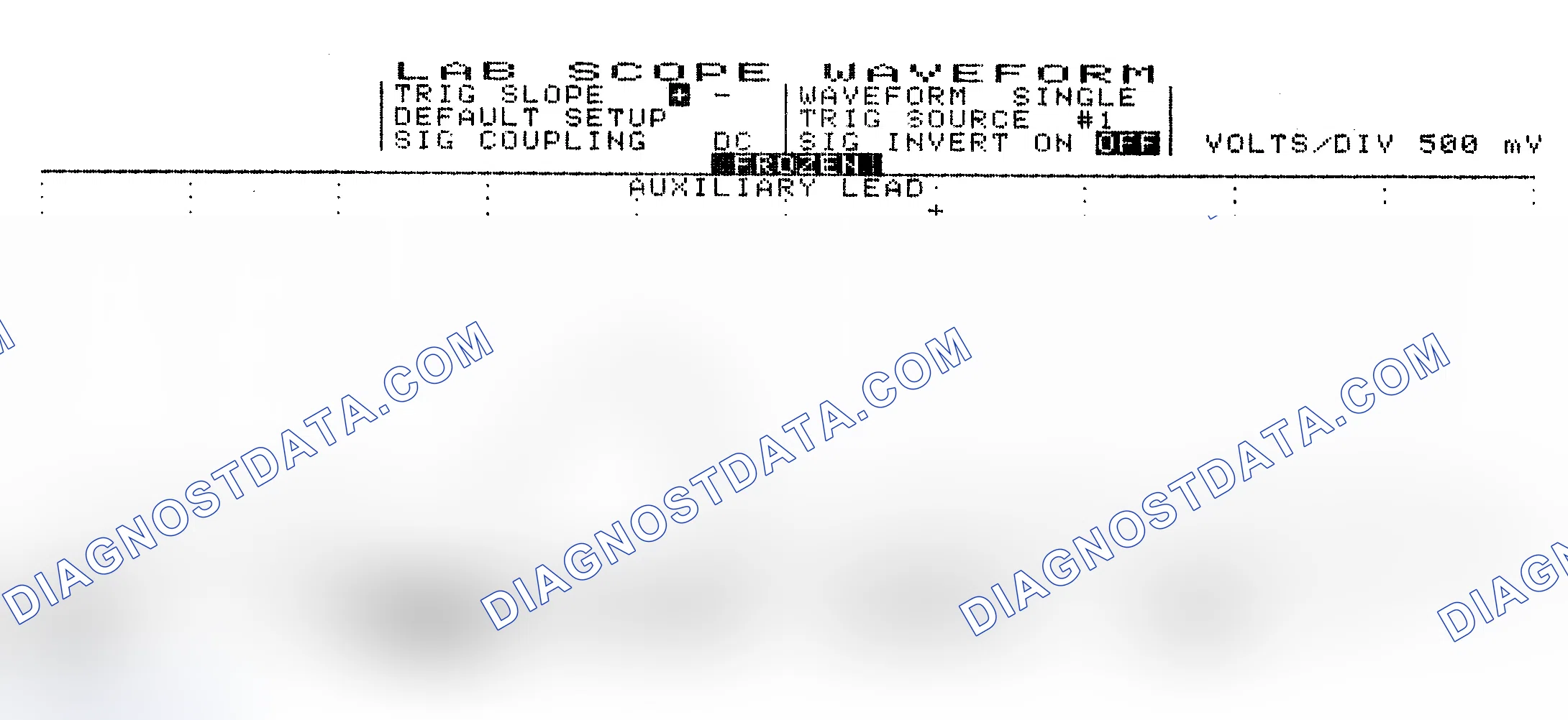 Scheme 10: Single Injector w/Excessive Current Flow - Current Pattern