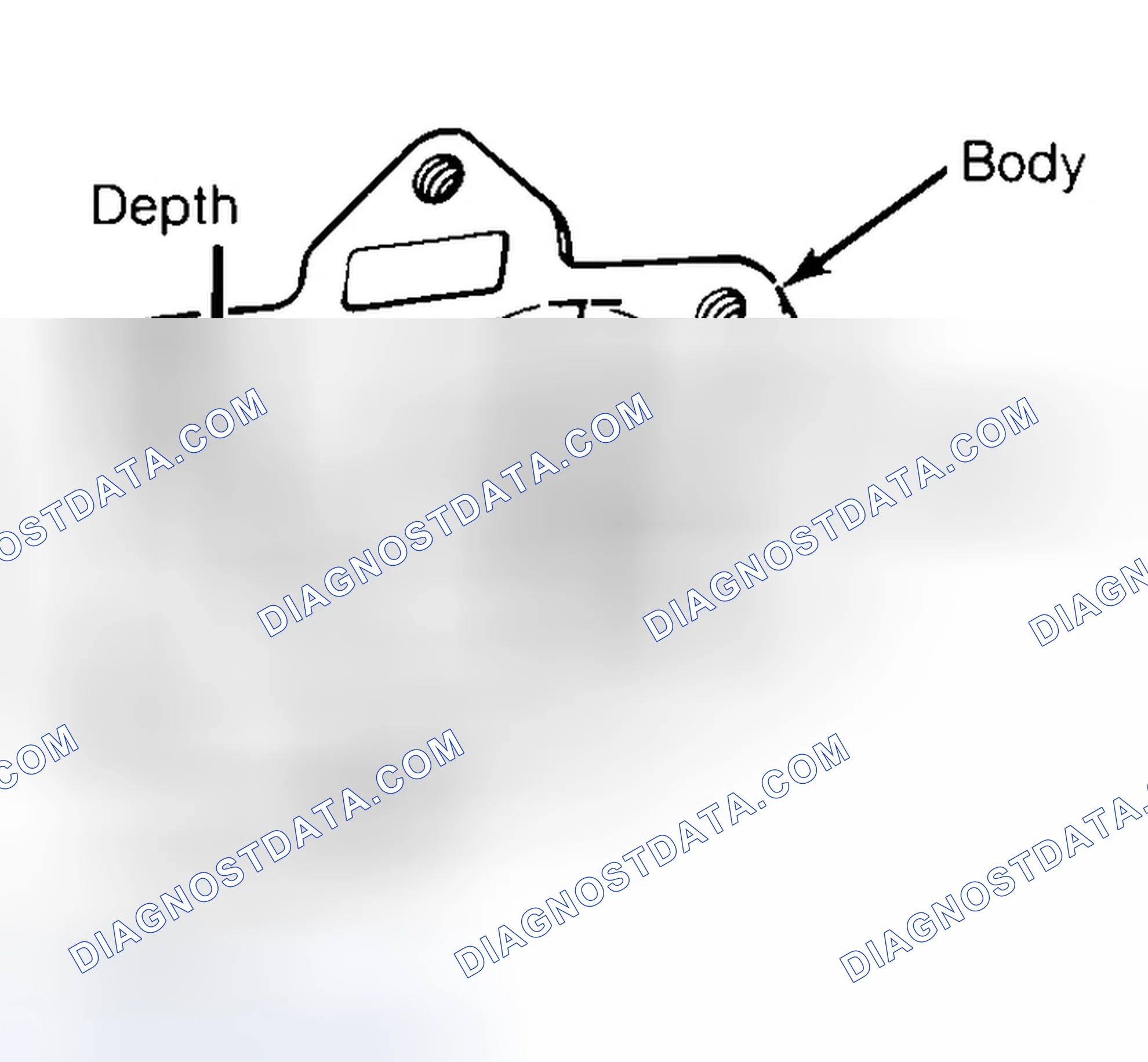 Scheme 35: Measuring Oil Pump Gear Cavity