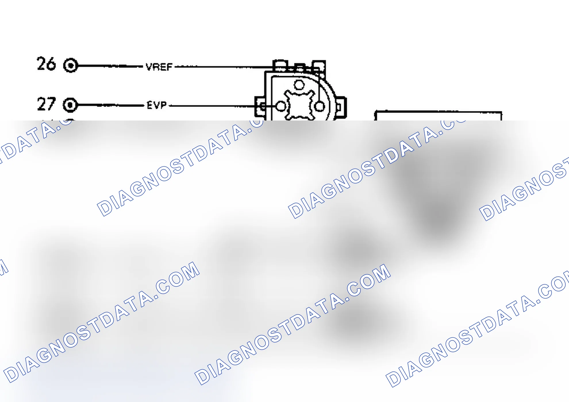 Scheme 77: EGR Valve Position (EVP) Sensor Circuit