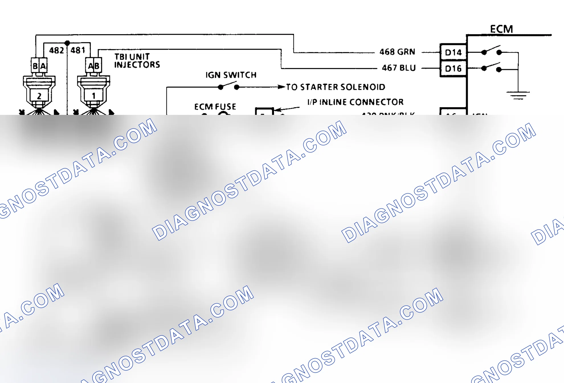 Scheme 69: Code 42 Schematic (All W/ 4L80-E Transmission) Electronic Spark Timing