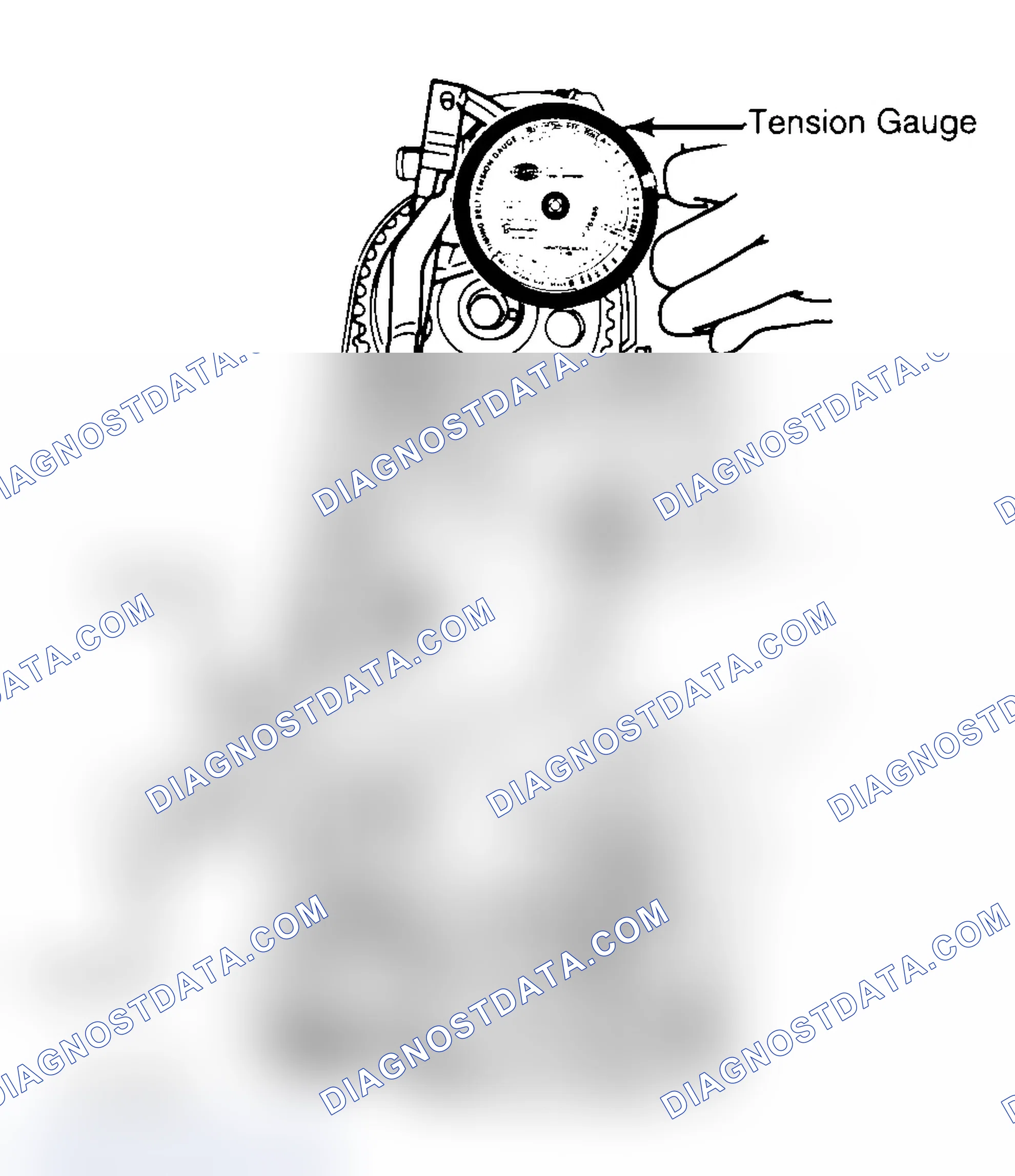 Scheme 28: Adjusting Typical Timing Belt Tension