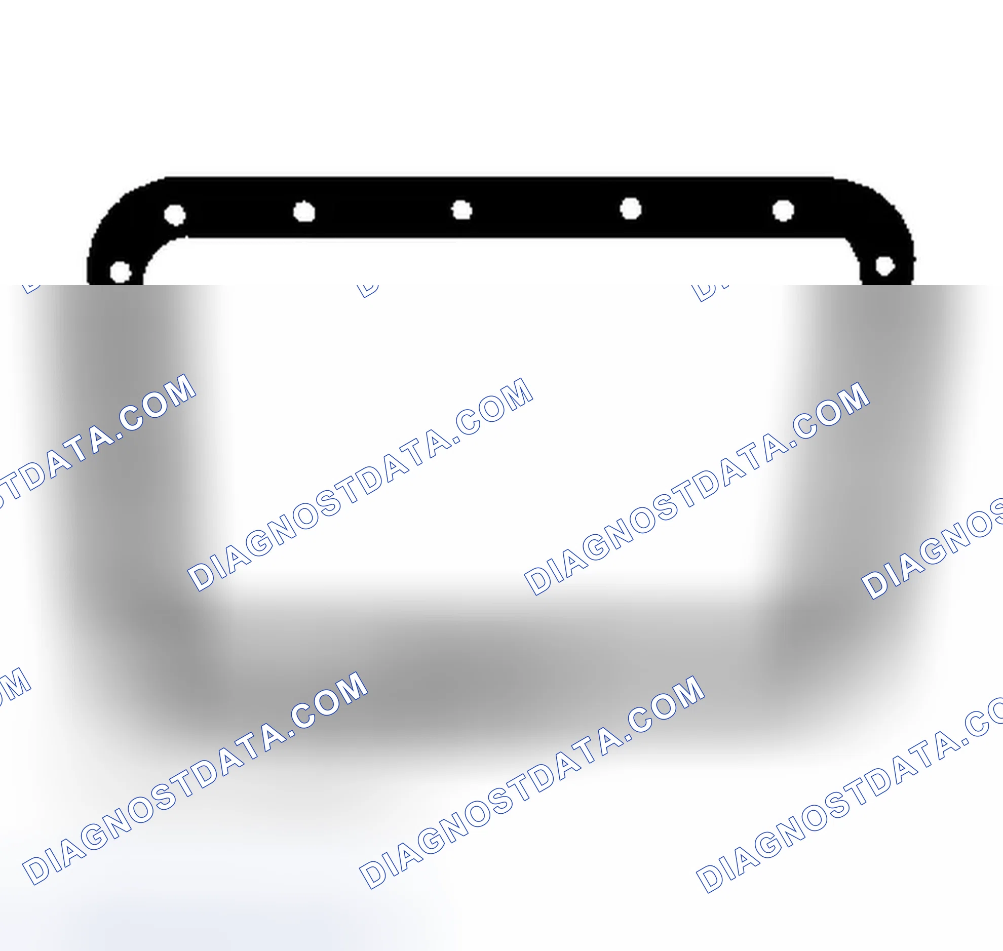 Scheme 97: Identifying Oil Pan Gasket (4R44E & 5R55E)