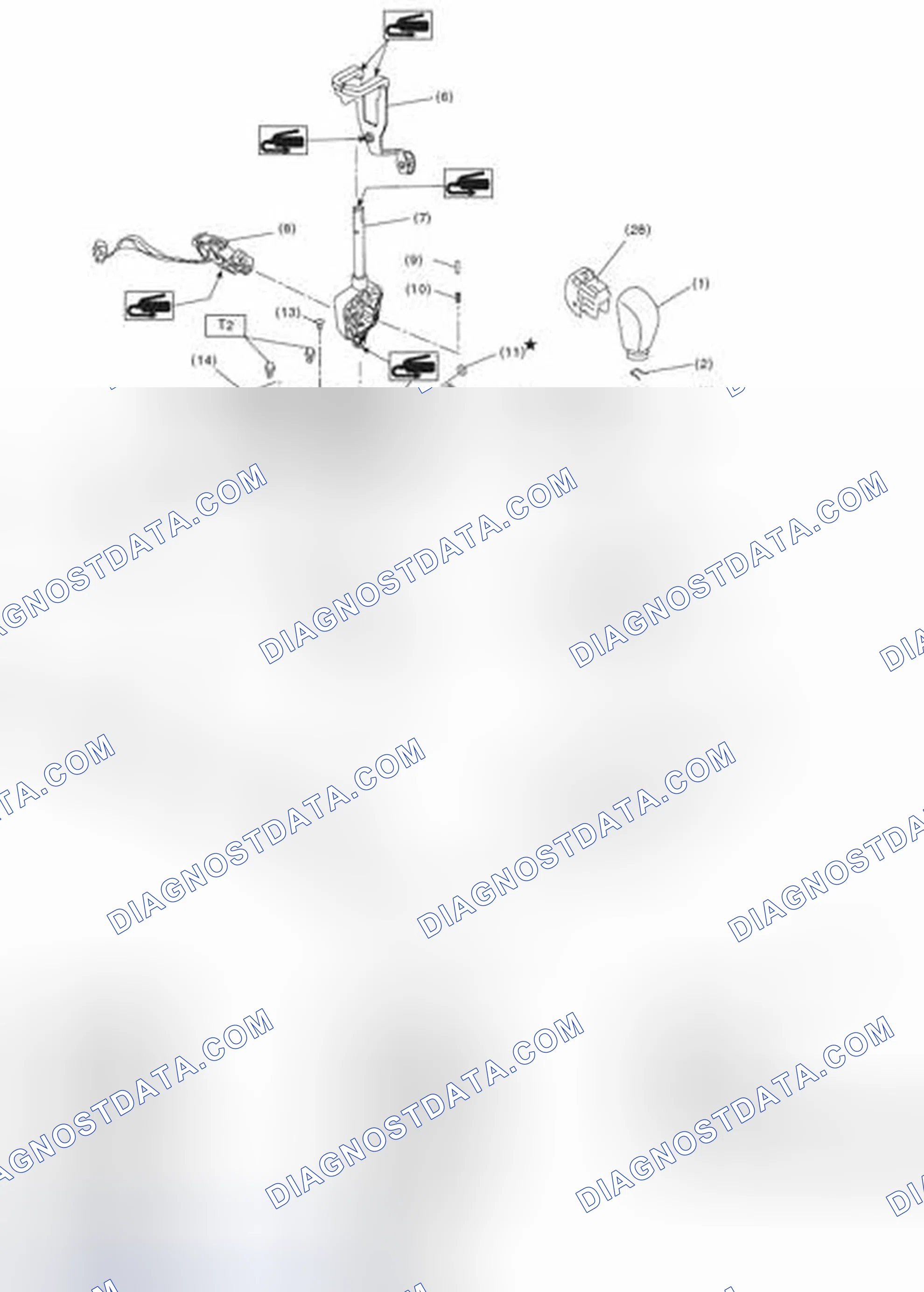 Scheme 954: AT SELECT LEVER