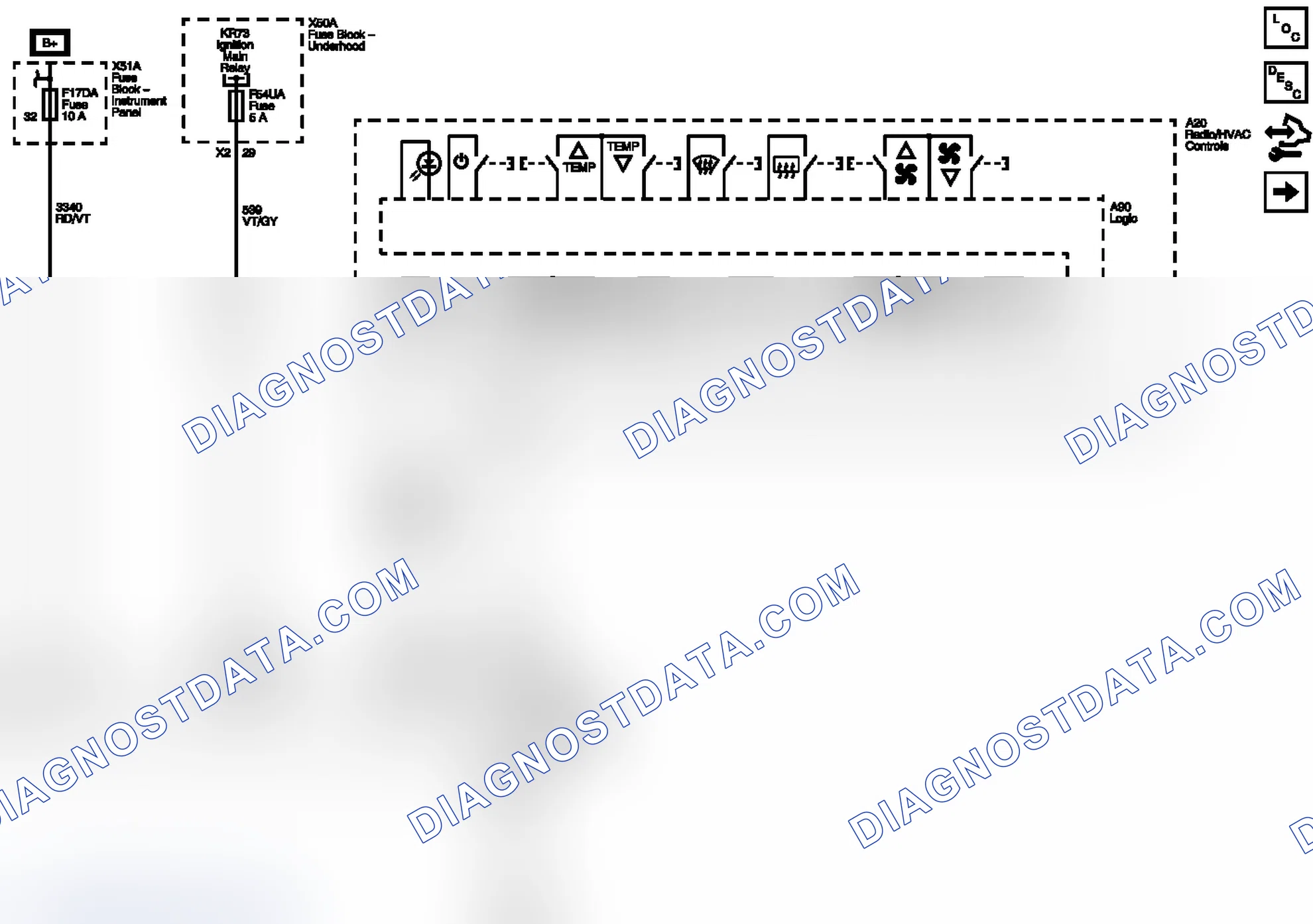 Scheme 51: Power, Ground, Controls And Serial Data