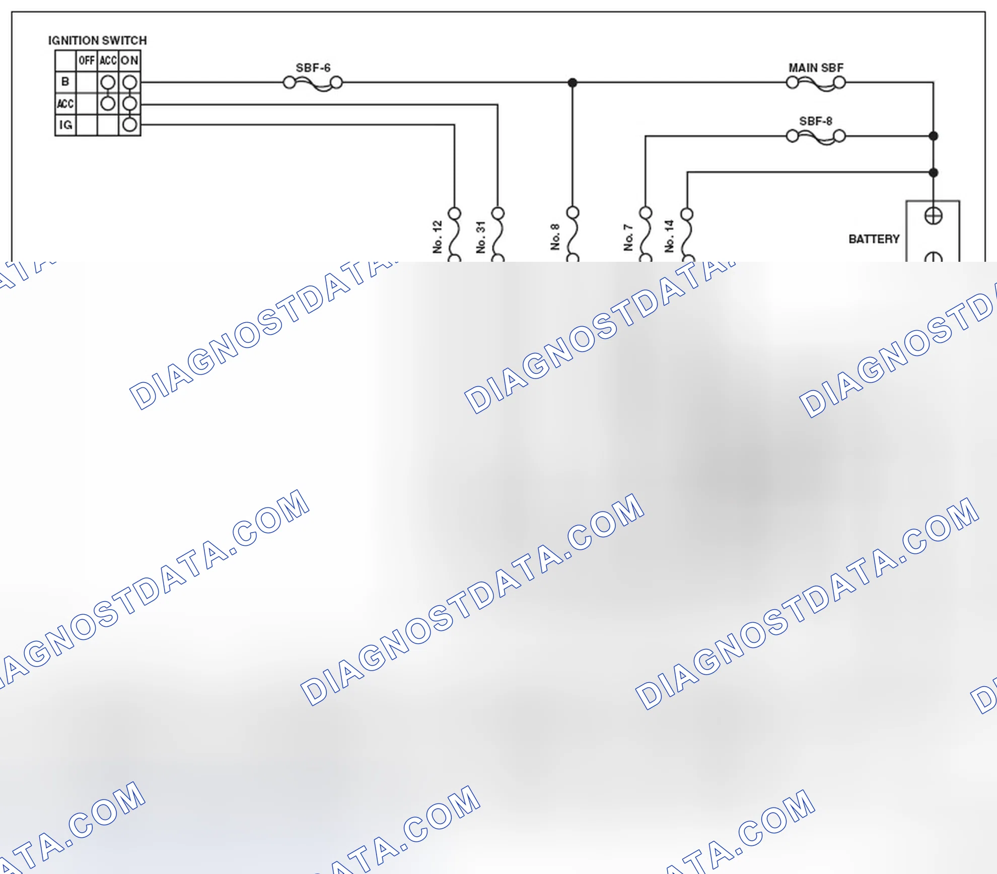Scheme 428: BODY INTEGRATED UNIT POWER SUPPLY AND GROUND CIRCUIT