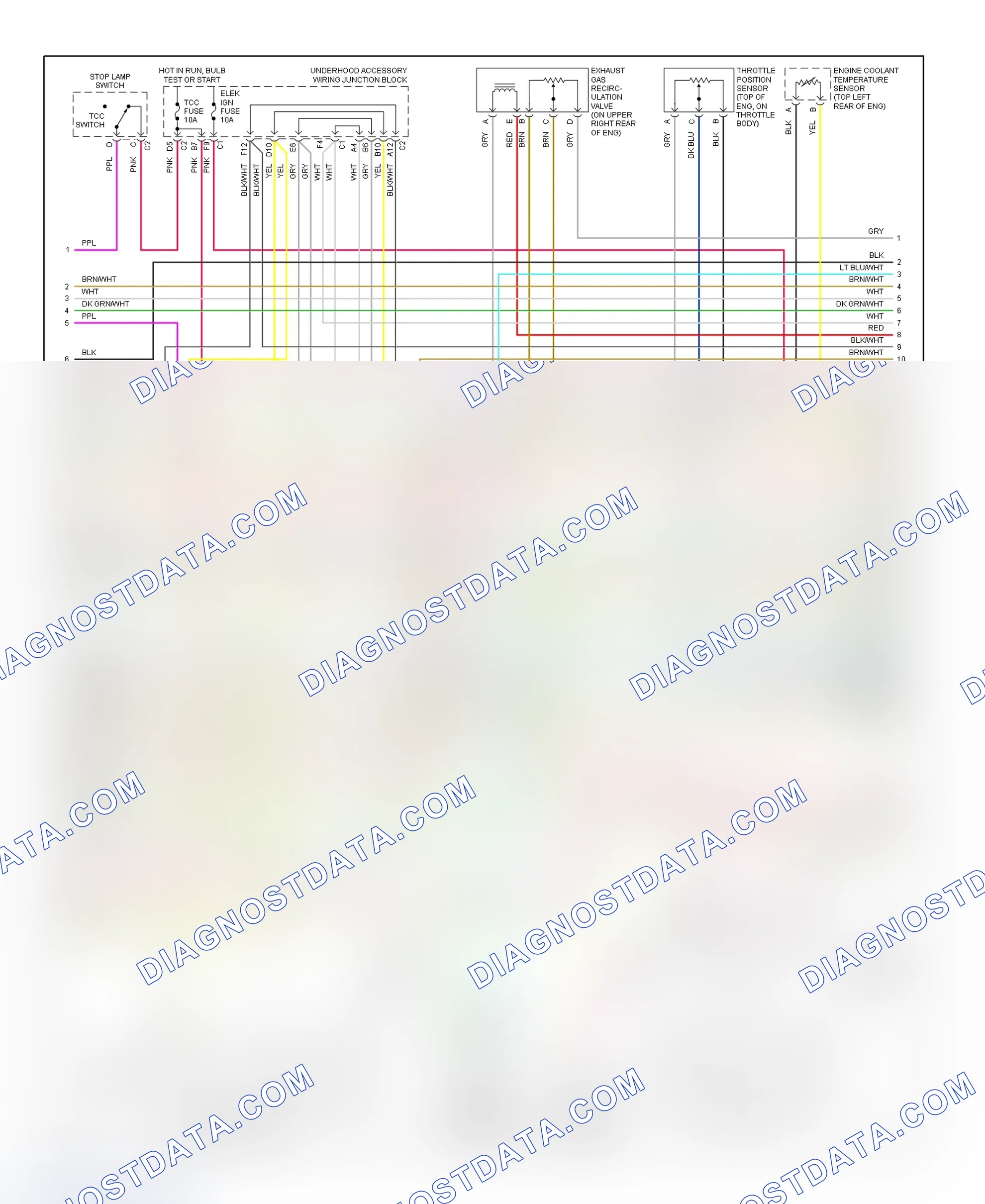Scheme 148: PCM Wiring Diagram (Montana, Silhouette & Venture - 3.4L - 3 Of 4)