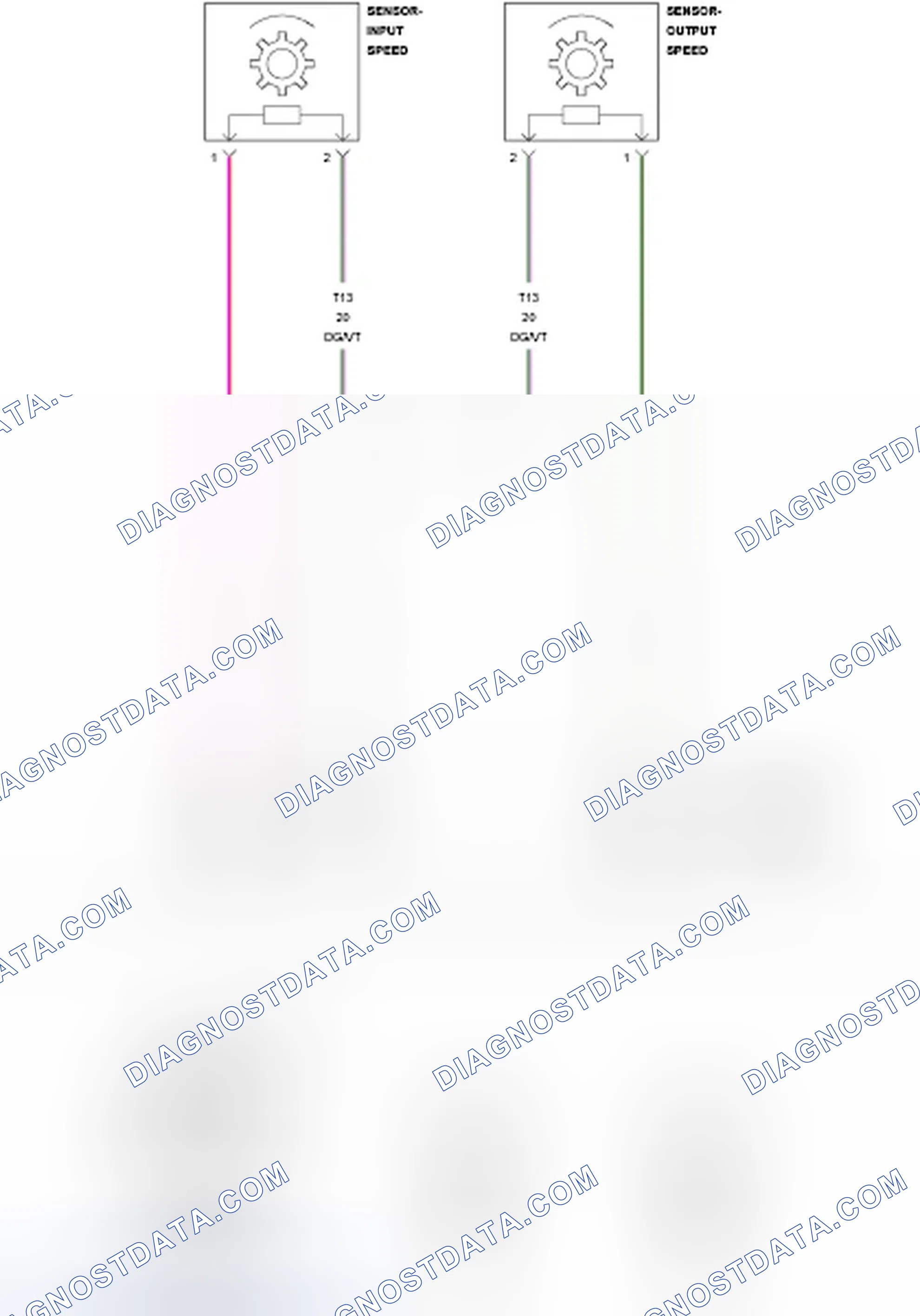 Scheme 784: P0716-INPUT SPEED SENSOR 1 CIRCUIT PERFORMANCE