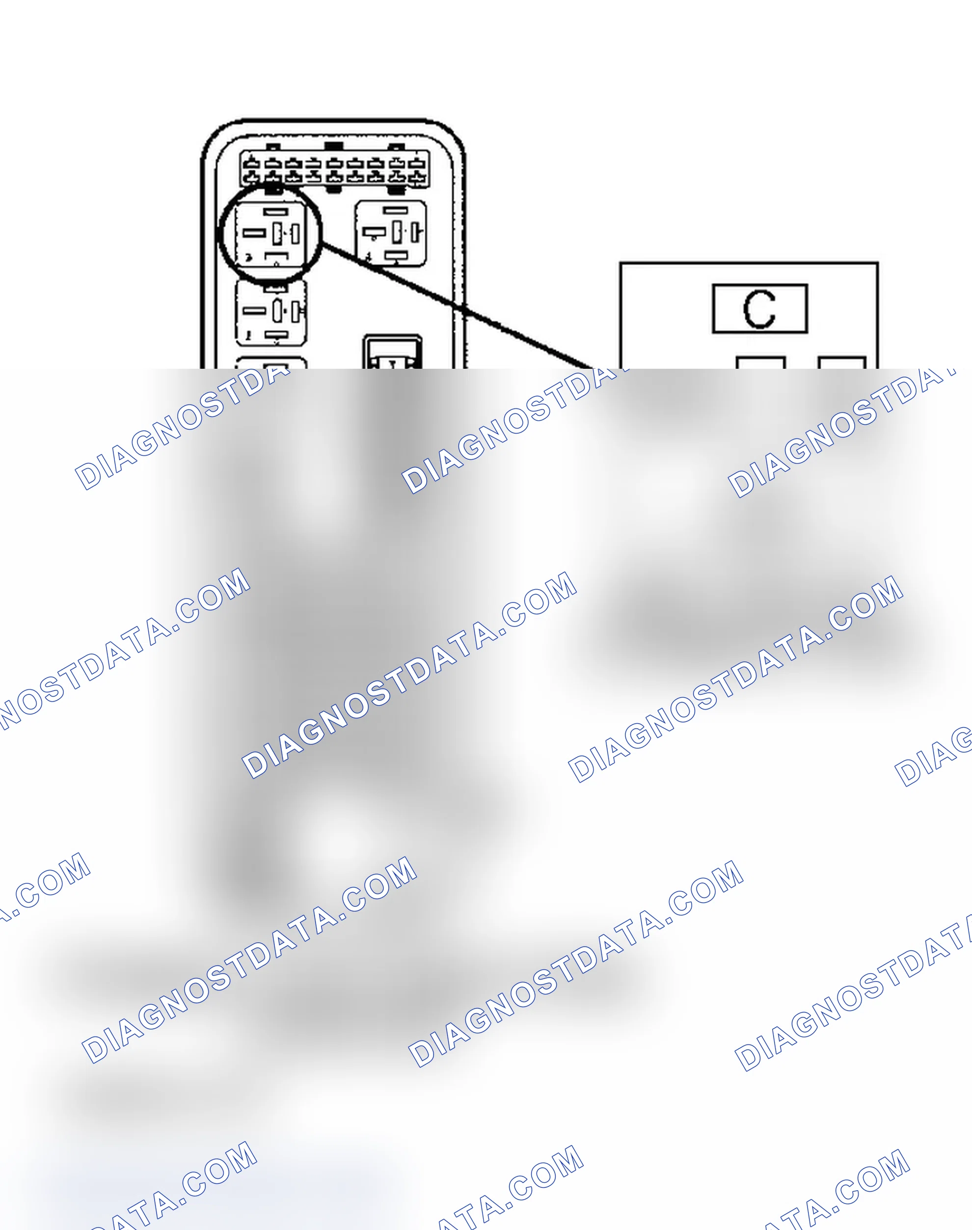 Scheme 58: DTC P1388-A: AUTO SHUTDOWN RELAY CONTROL CIRCUIT
