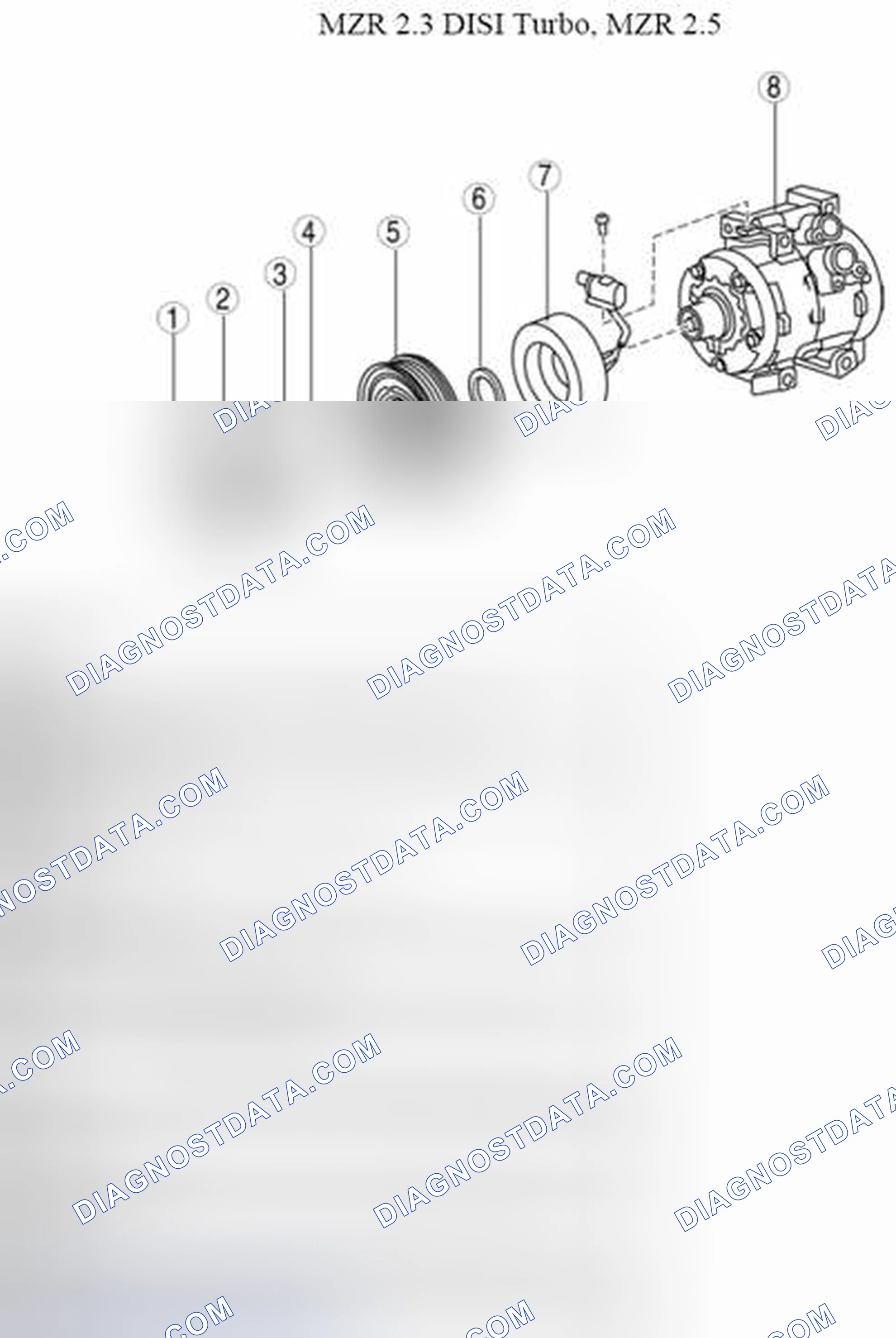 Scheme 41: MAGNETIC CLUTCH DISASSEMBLY/ASSEMBLY [FULL-AUTO AIR CONDITIONER]