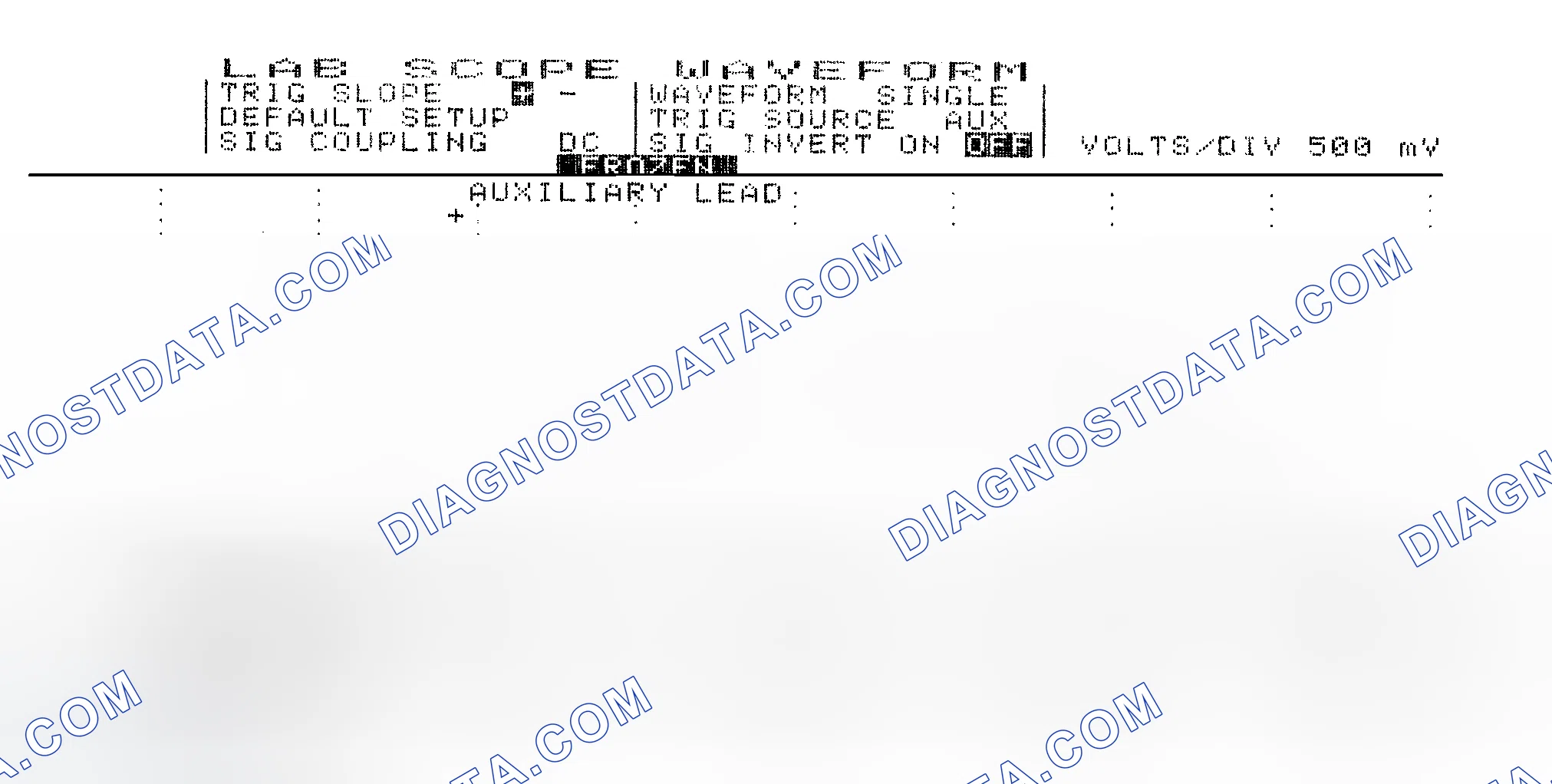 Scheme 14: Single Injector w/Excessive Current Flow - Current Pattern