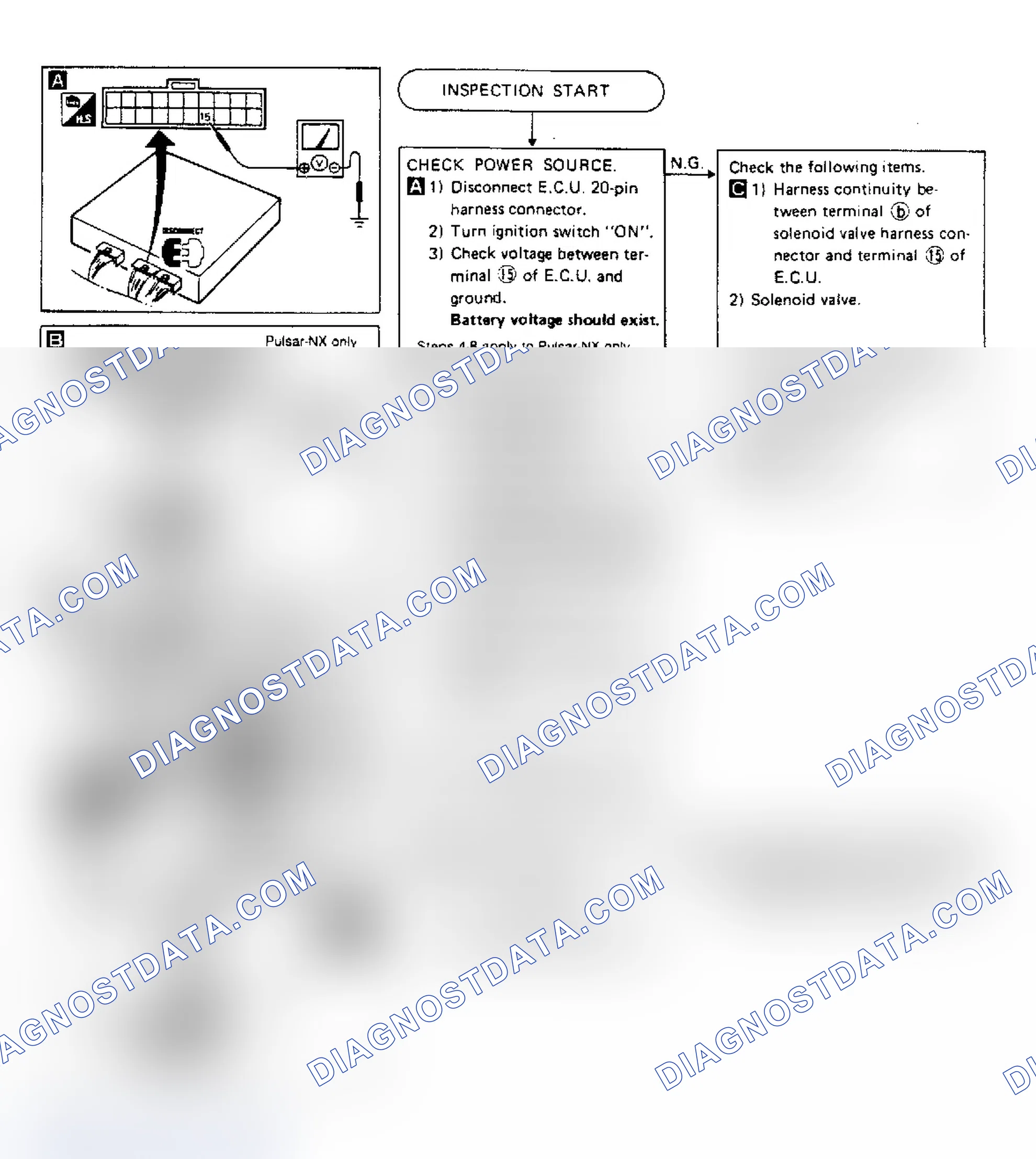 Scheme 59: Pulsar NX SE Air Inj Valve (Non Self-Diagnostic Item) Test Y