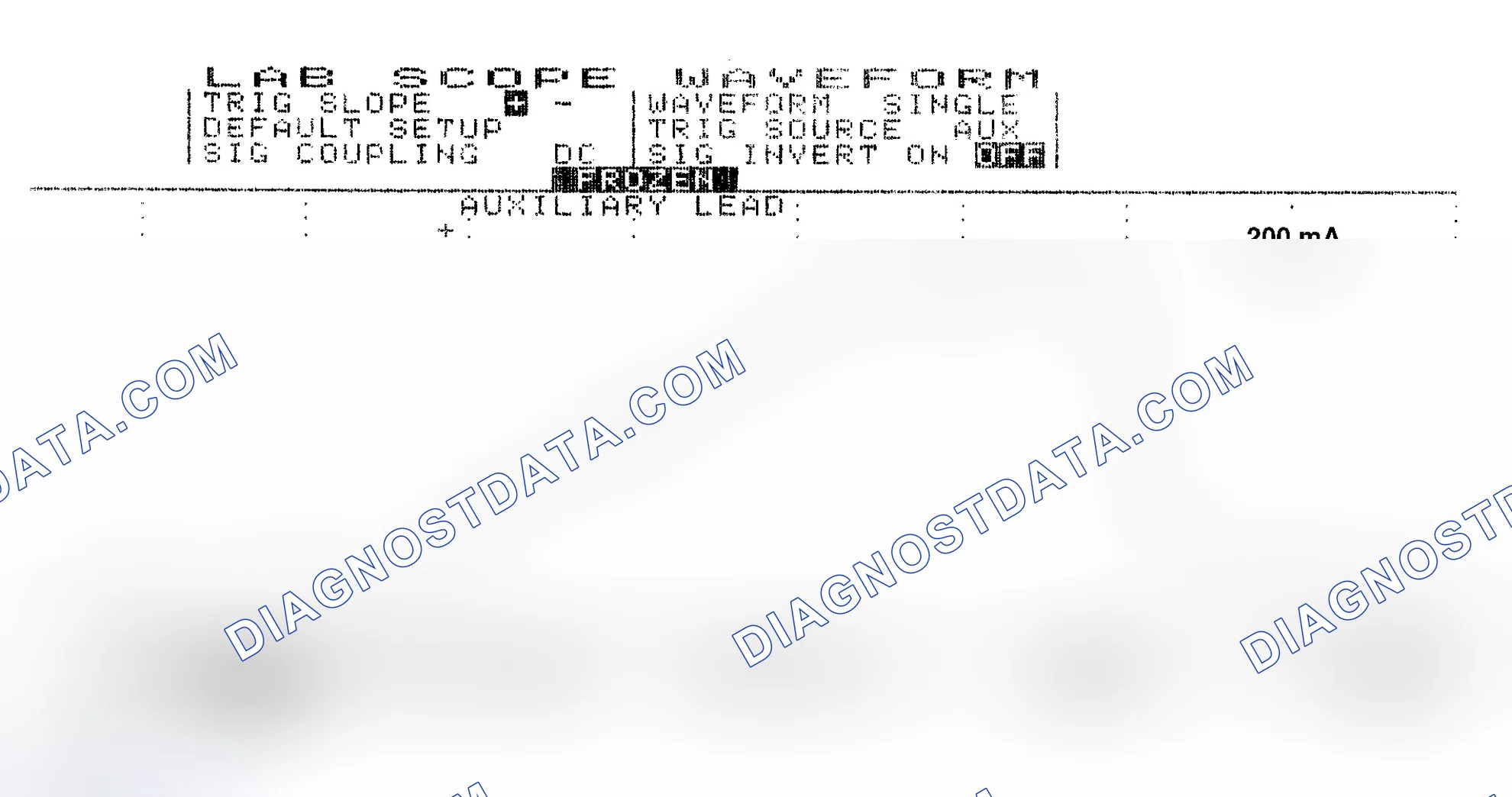 Scheme 13: Single Injector w/Normal Current Flow - Current Pattern