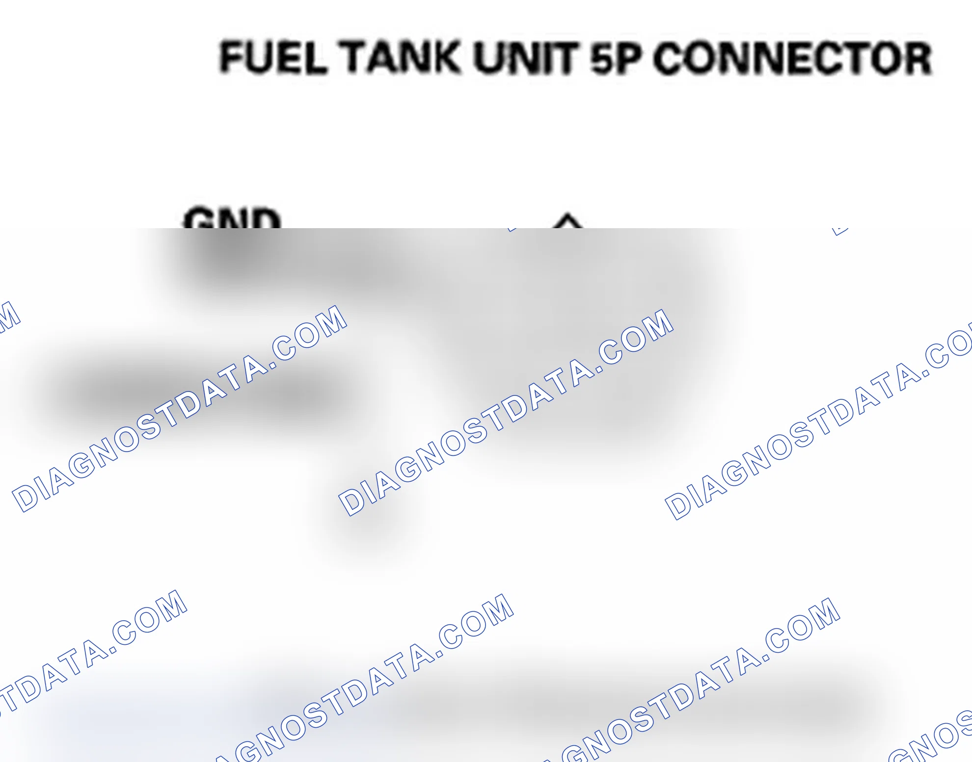 Scheme 4: DTC P0463: Fuel Level Sensor (Fuel Gauge Sending Unit) Circuit High Voltage ('06-08 models)