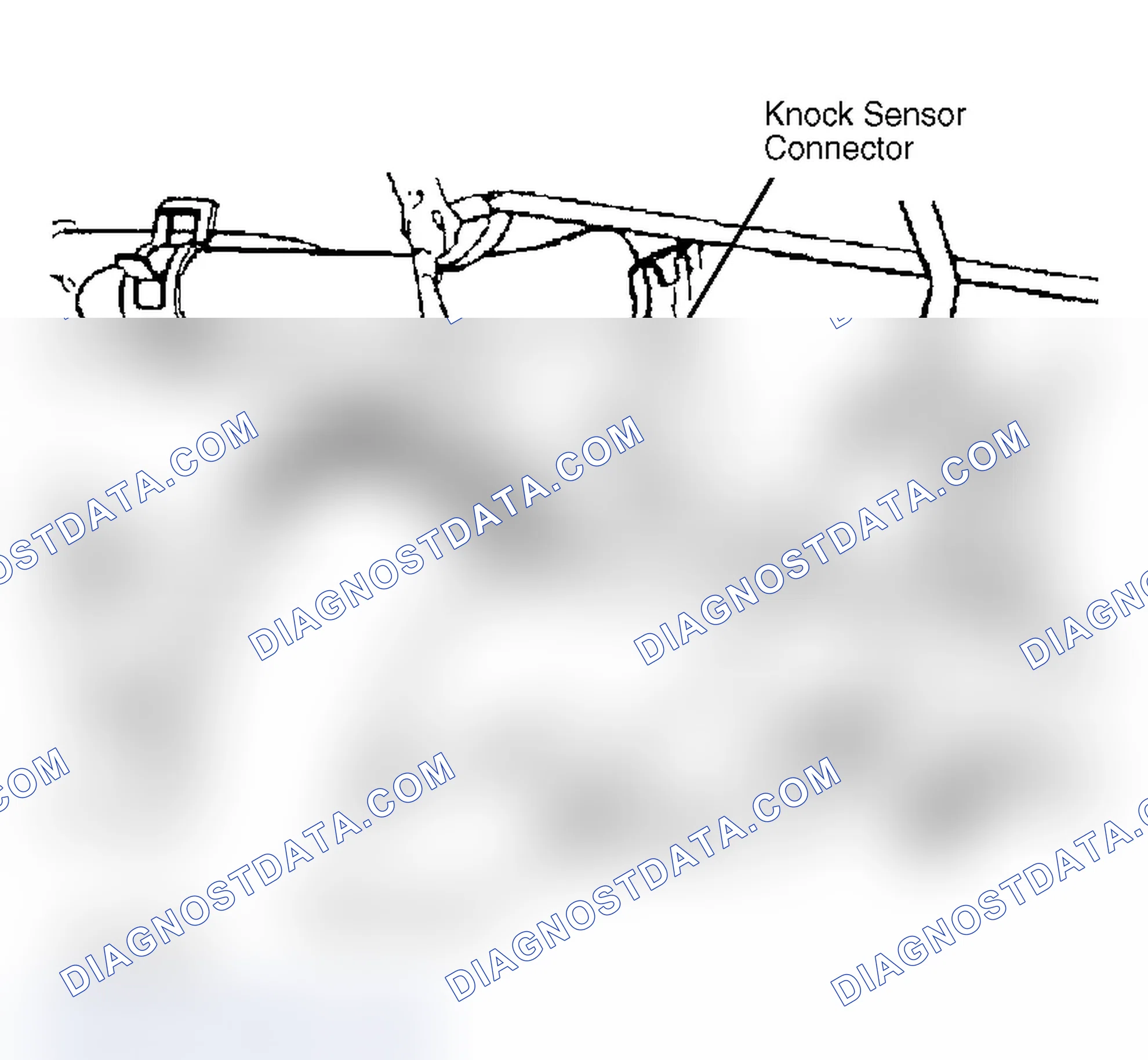 Scheme 42: Knock Sensor Location