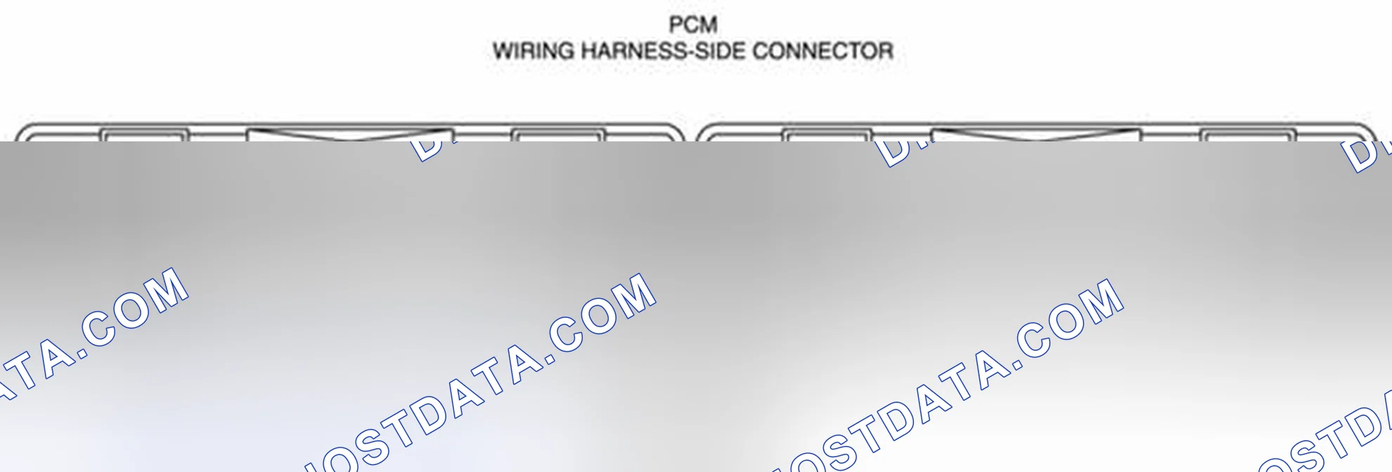Scheme 45: PCM Connector Terminal Identification