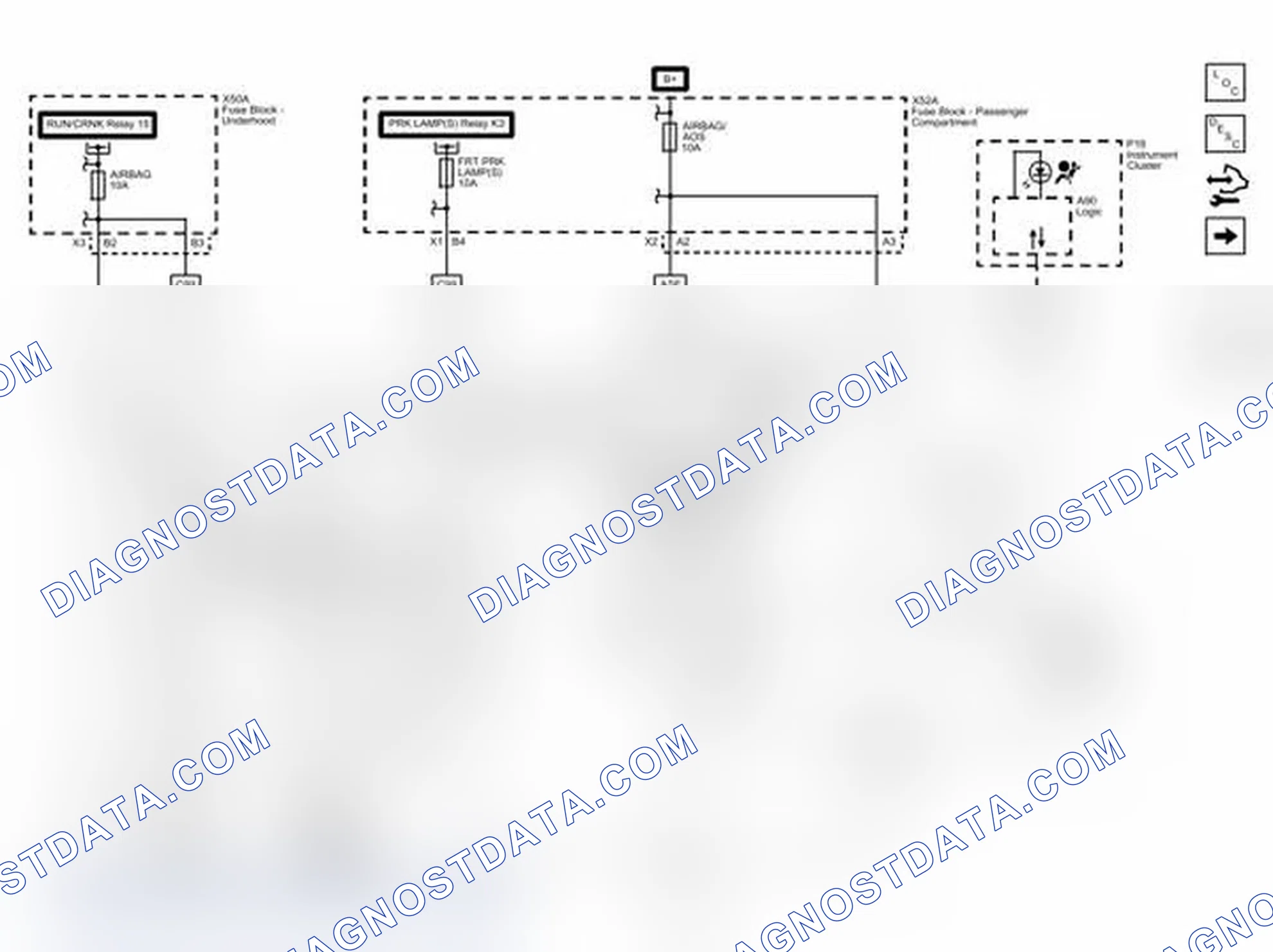 Scheme 1: Module Power, Ground, Serial Data, Vehicle Rollover Sensor (ASF) and Disable Switch Wiring Schematic